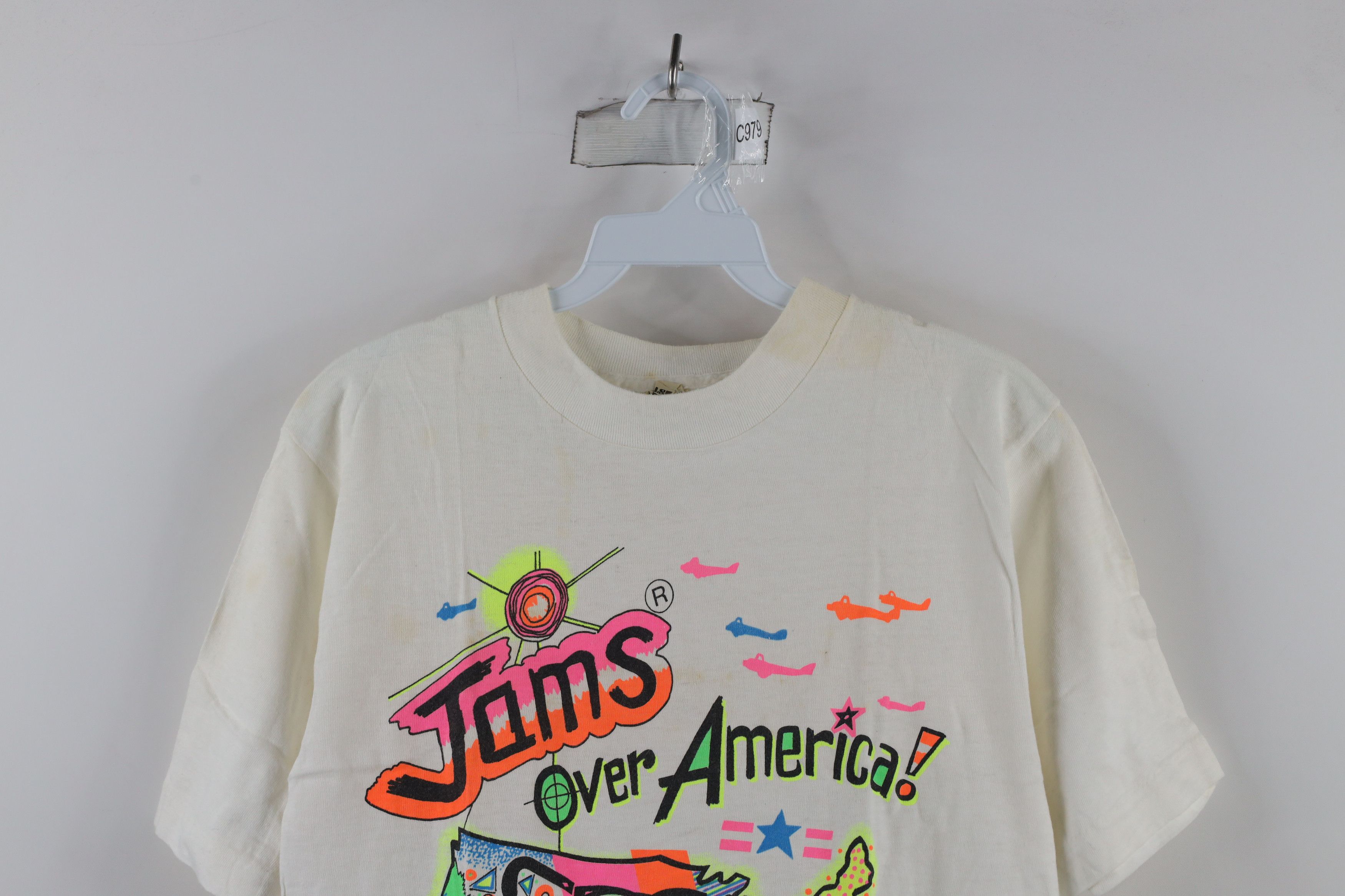 Vintage Vintage 70s 80s Original Jams International T-Shirt USA Size US M / EU 48-50 / 2 - 2 Thumbnail