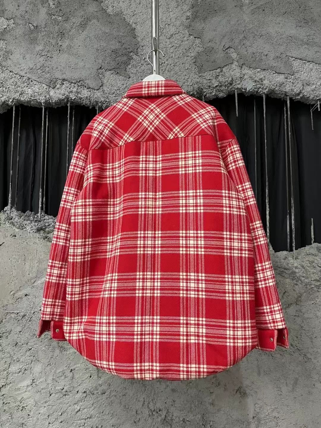 Miu Miu MiuMiu Red Plaid Patch Pocket Cotton Coat Size US M / EU 48-50 / 2 - 2 Thumbnail