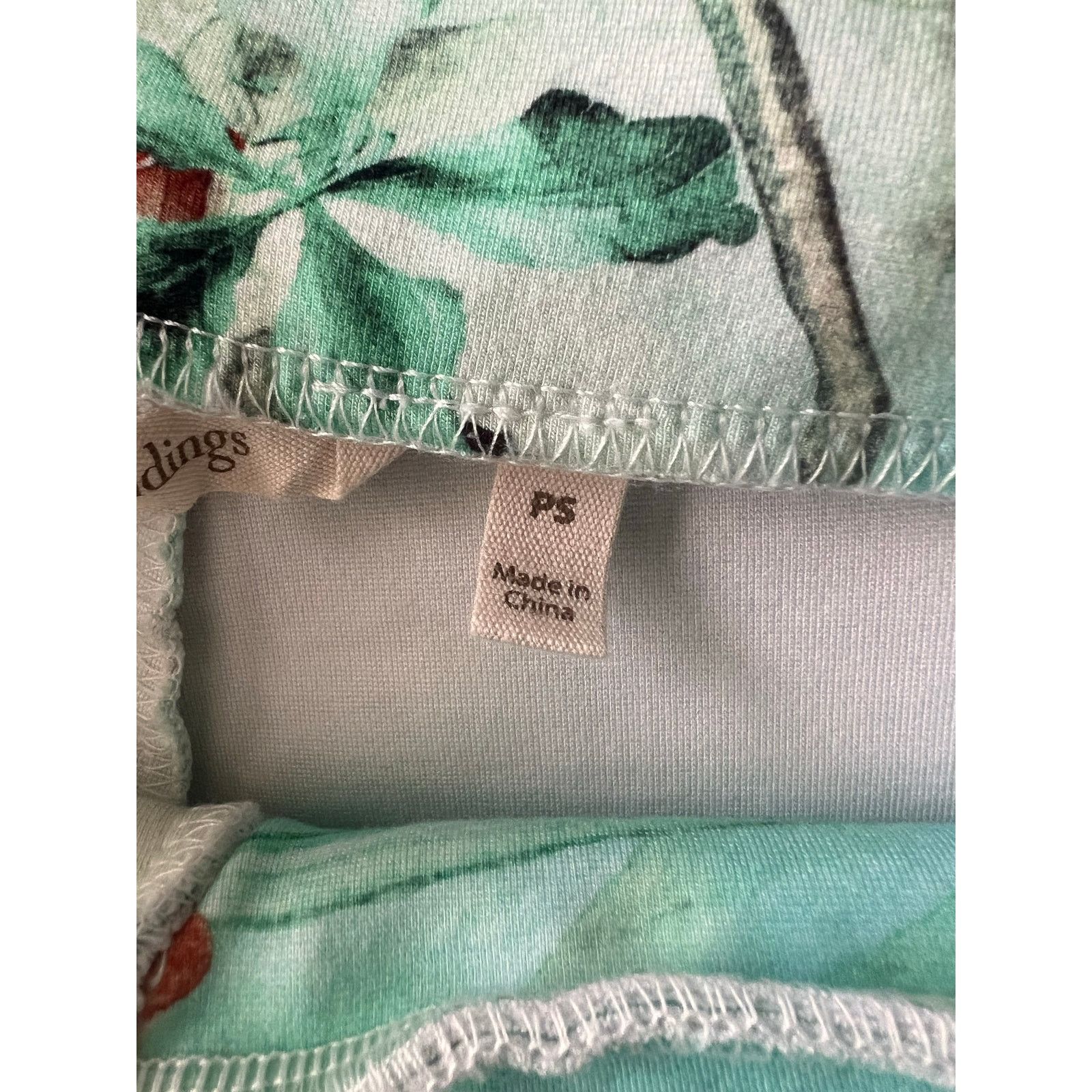 Soft Surroundings Soft Surroundings Floral Print Leggings Petite Small Size 28" / US 6 / IT 42 - 8 Thumbnail