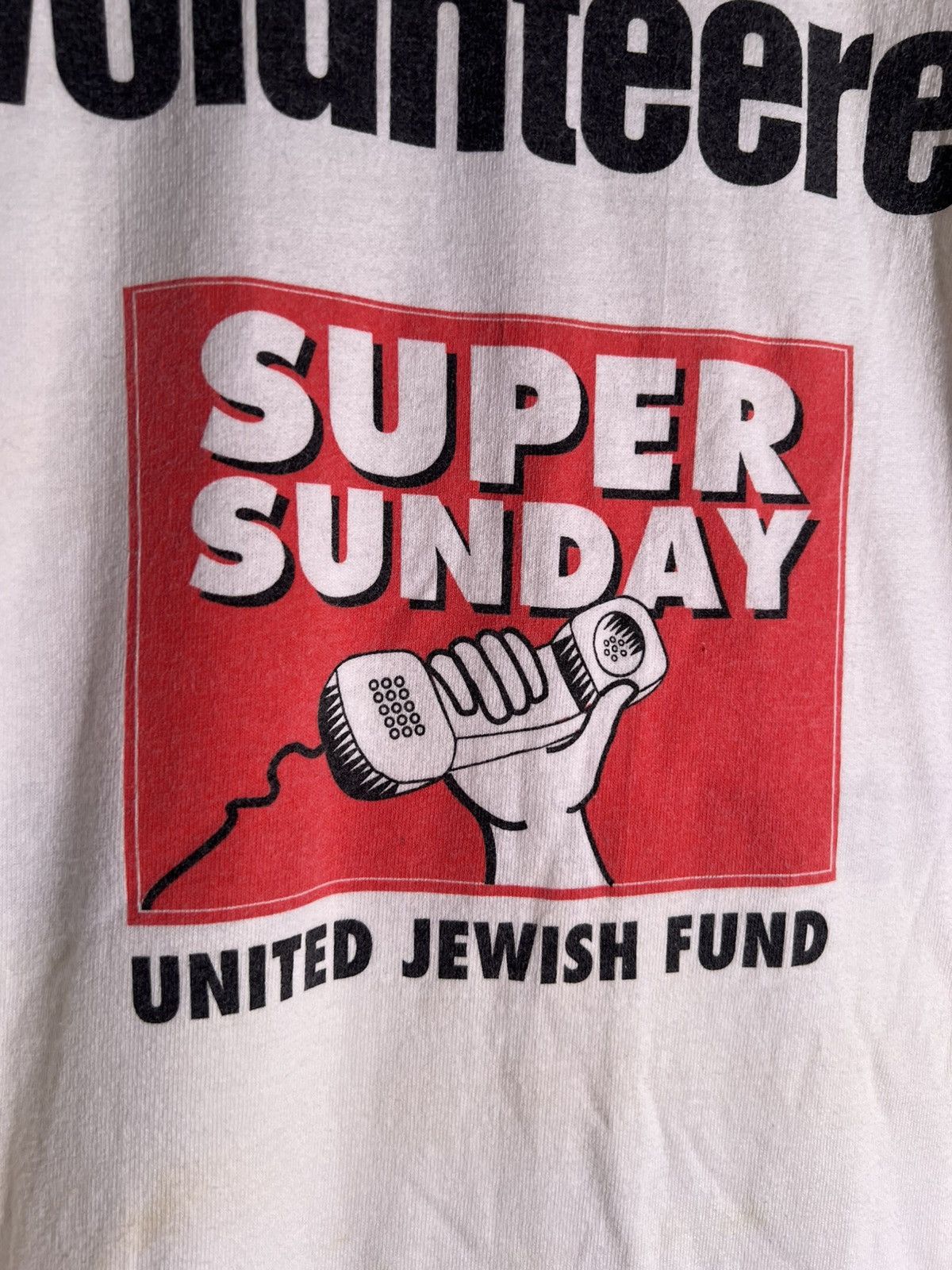 Vintage Y2K 2000’s Vintage Super Sunday United Jewish Fund Retro Tee Size US XL / EU 56 / 4 - 4 Thumbnail