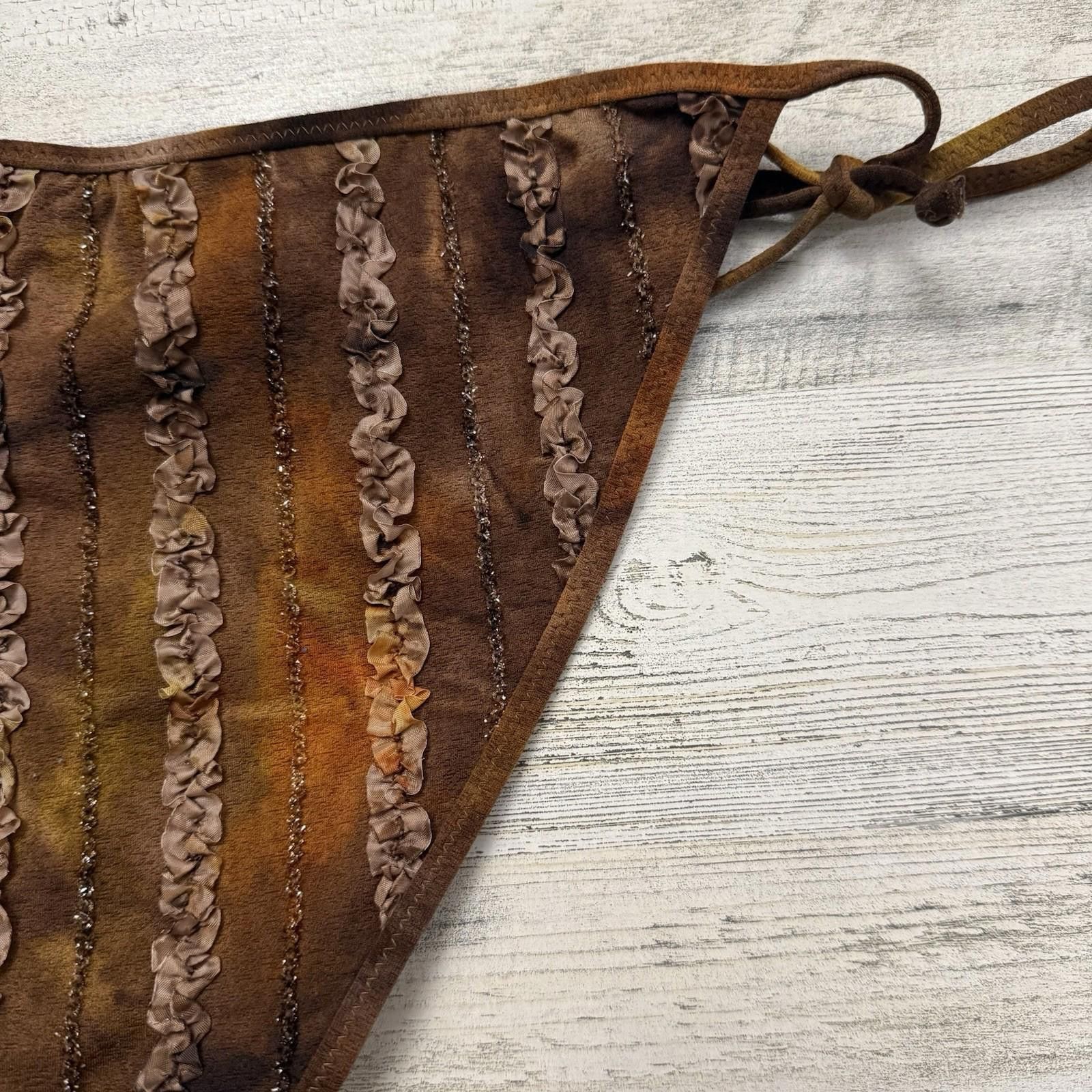 The Unbranded Brand Y2k boho indie tie dye swim bottoms medium Size ONE SIZE - 4 Thumbnail