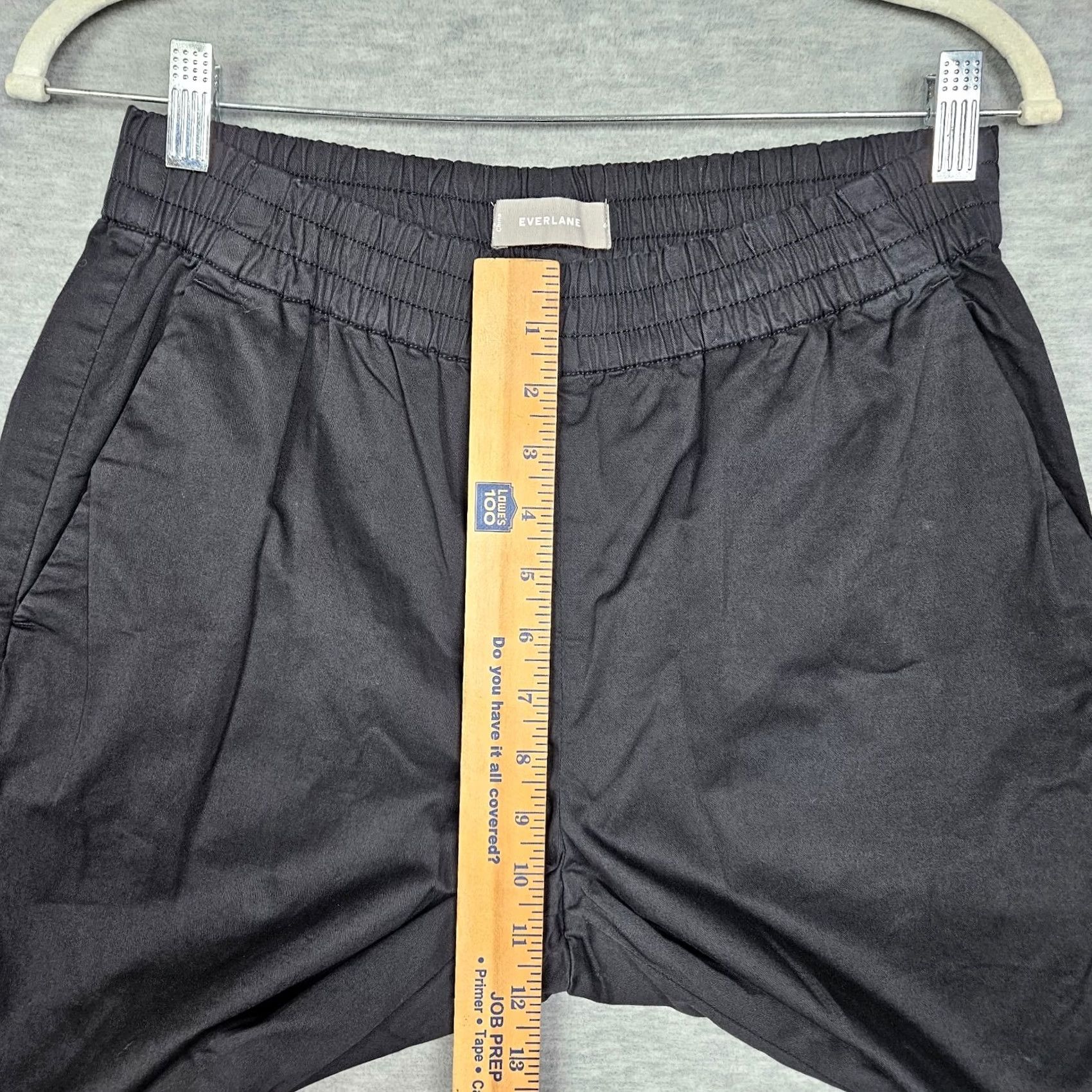Everlane Everlane Black Women's Pull On Casual Pants Size 4 Regular Straight Pants Womens Black Casual Pant Size 27" / US 4 / IT 40 - 7 Thumbnail