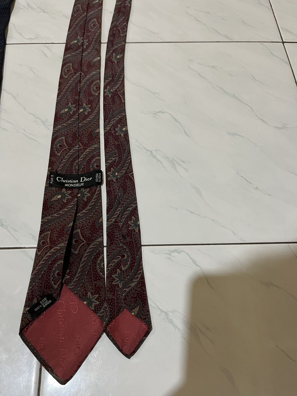 Designer 🔥Bundle 2 Ties Givenchy & Christian Dior Monsieur Size ONE SIZE - 4 Thumbnail