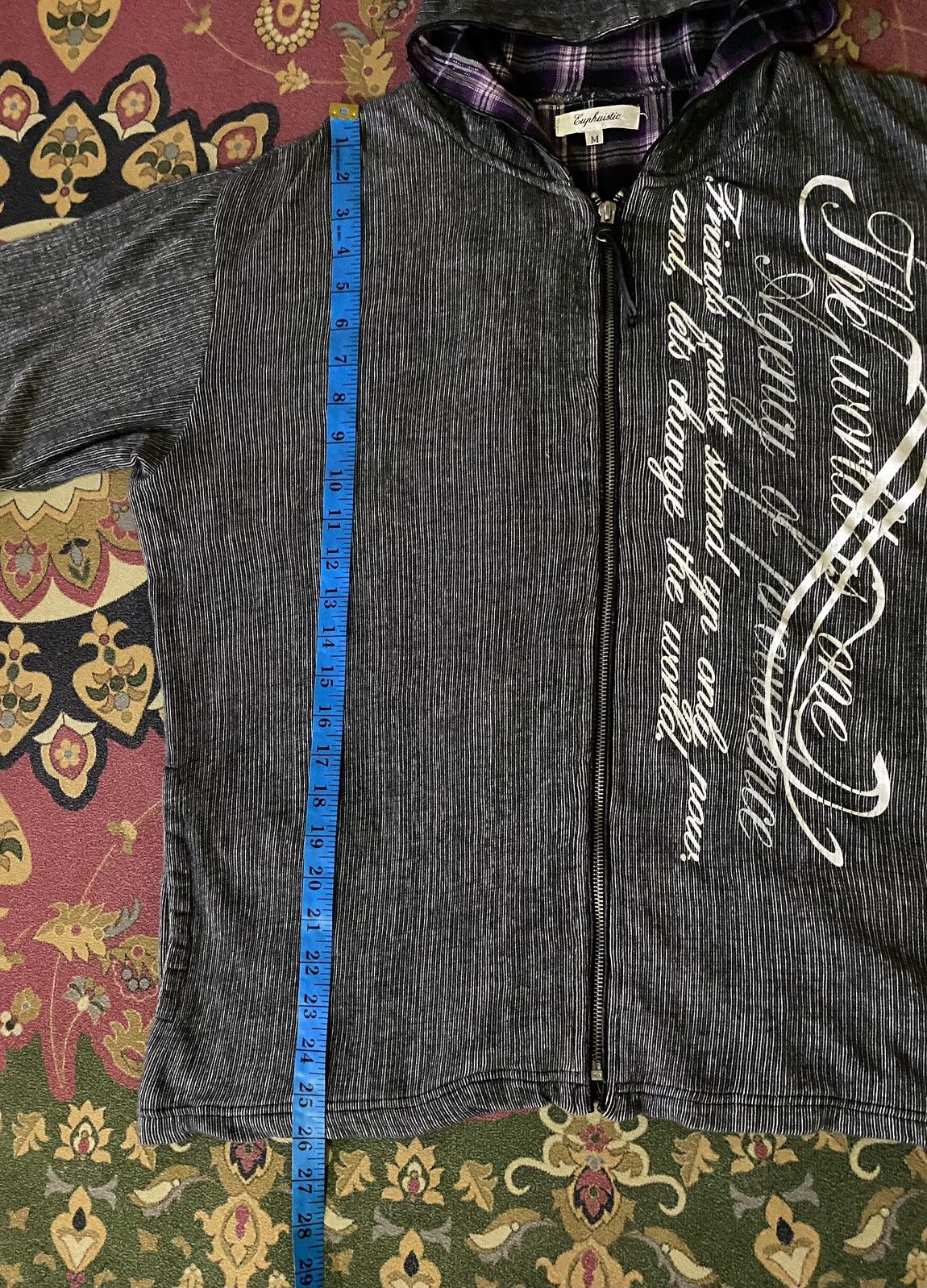 Beauty Beast × If Six Was Nine × Vintage Japanese Brand Euphuistic Poem Hoodie Size US L / EU 52-54 / 3 - 12 Thumbnail