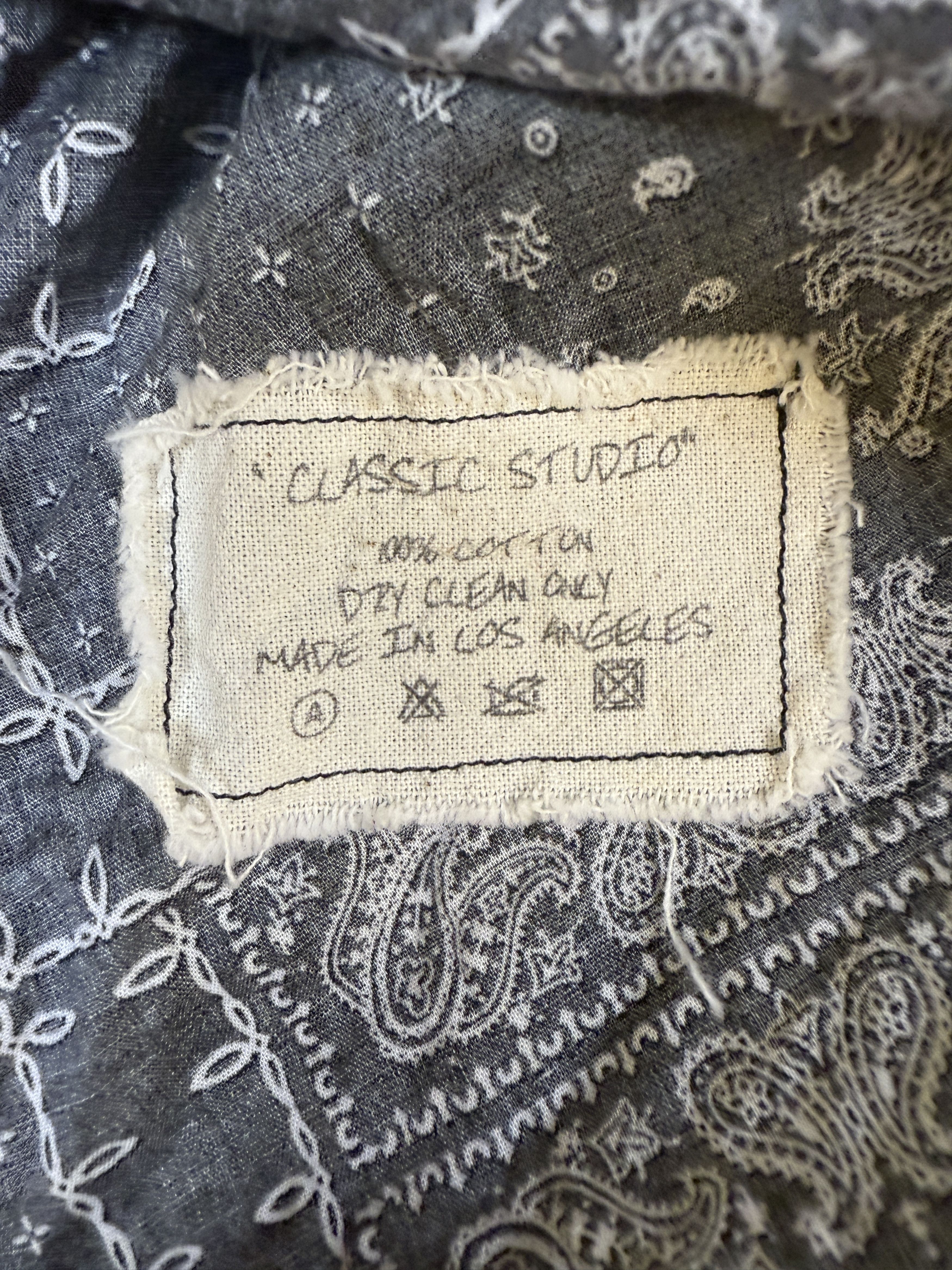 Greg Lauren SS20 Greg Lauren Paisley Button Up Bandana Patchwork Jacket Size US XL / EU 56 / 4 - 15 Thumbnail