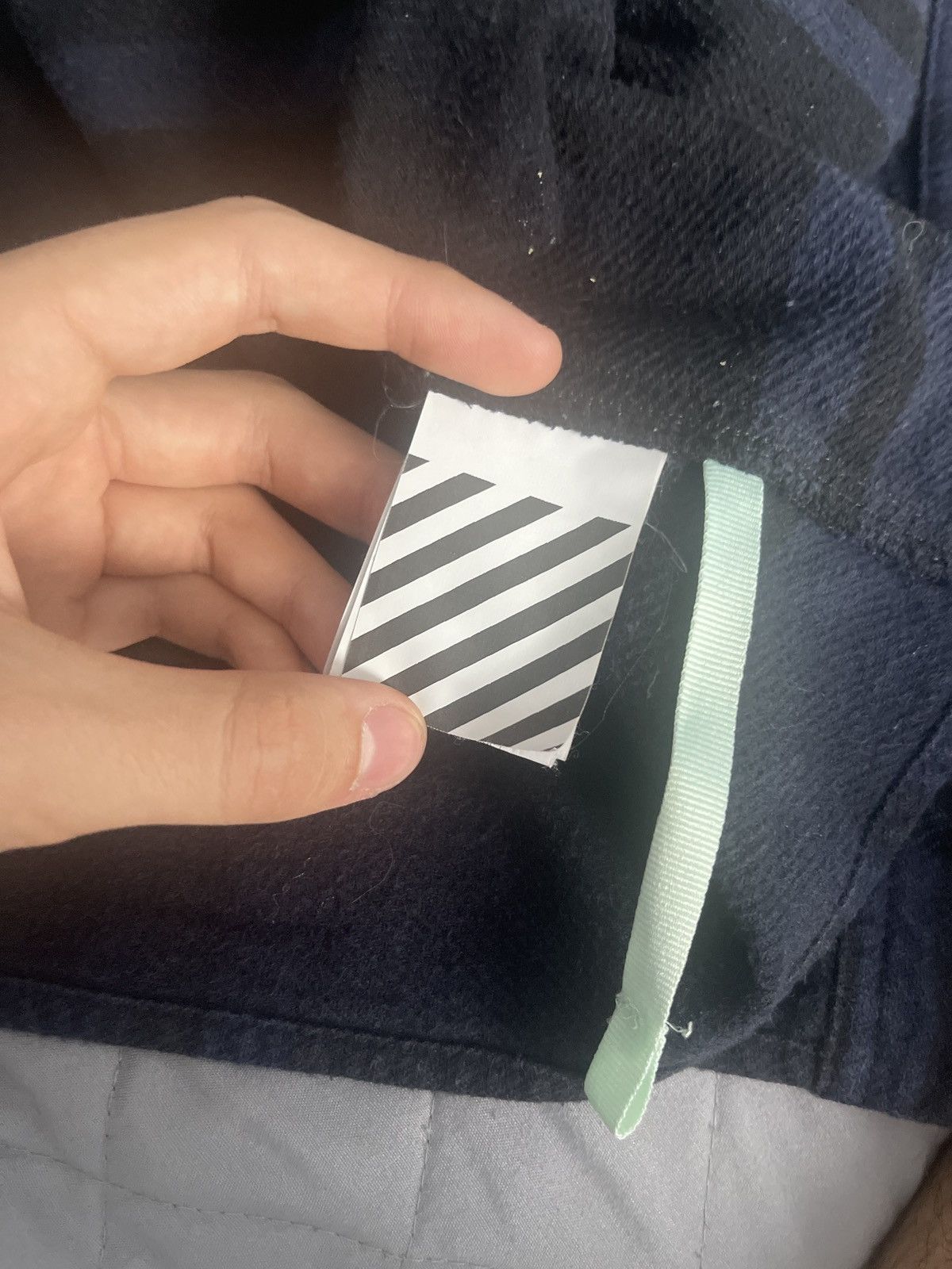 Off-White OFF-WHITE STENCIL FLANNEL SHIRT Size US S / EU 44-46 / 1 - 5 Thumbnail