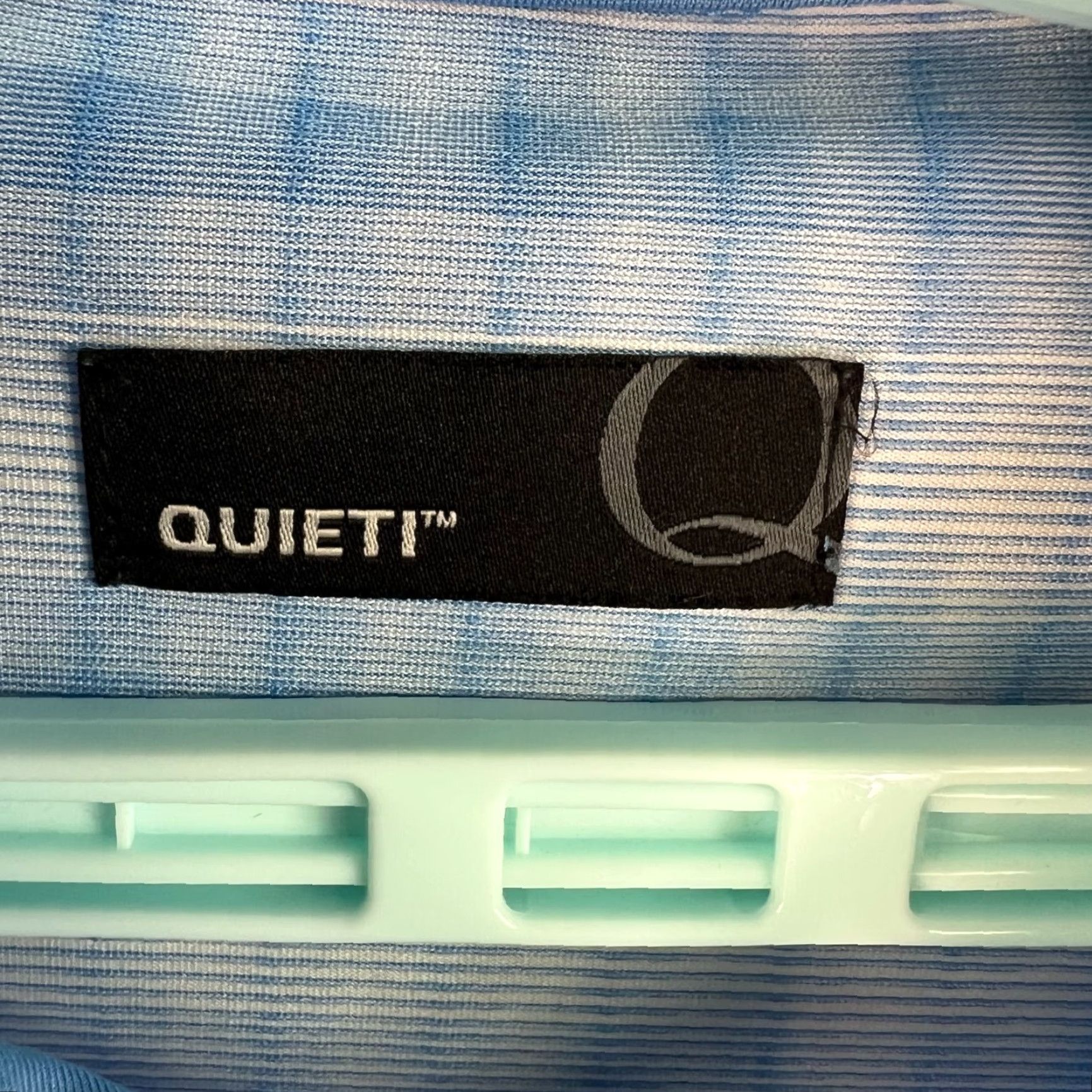 Vintage Quieti Striped Golf Polo Shirt Mens Size L Blue White Size US L / EU 52-54 / 3 - 4 Thumbnail