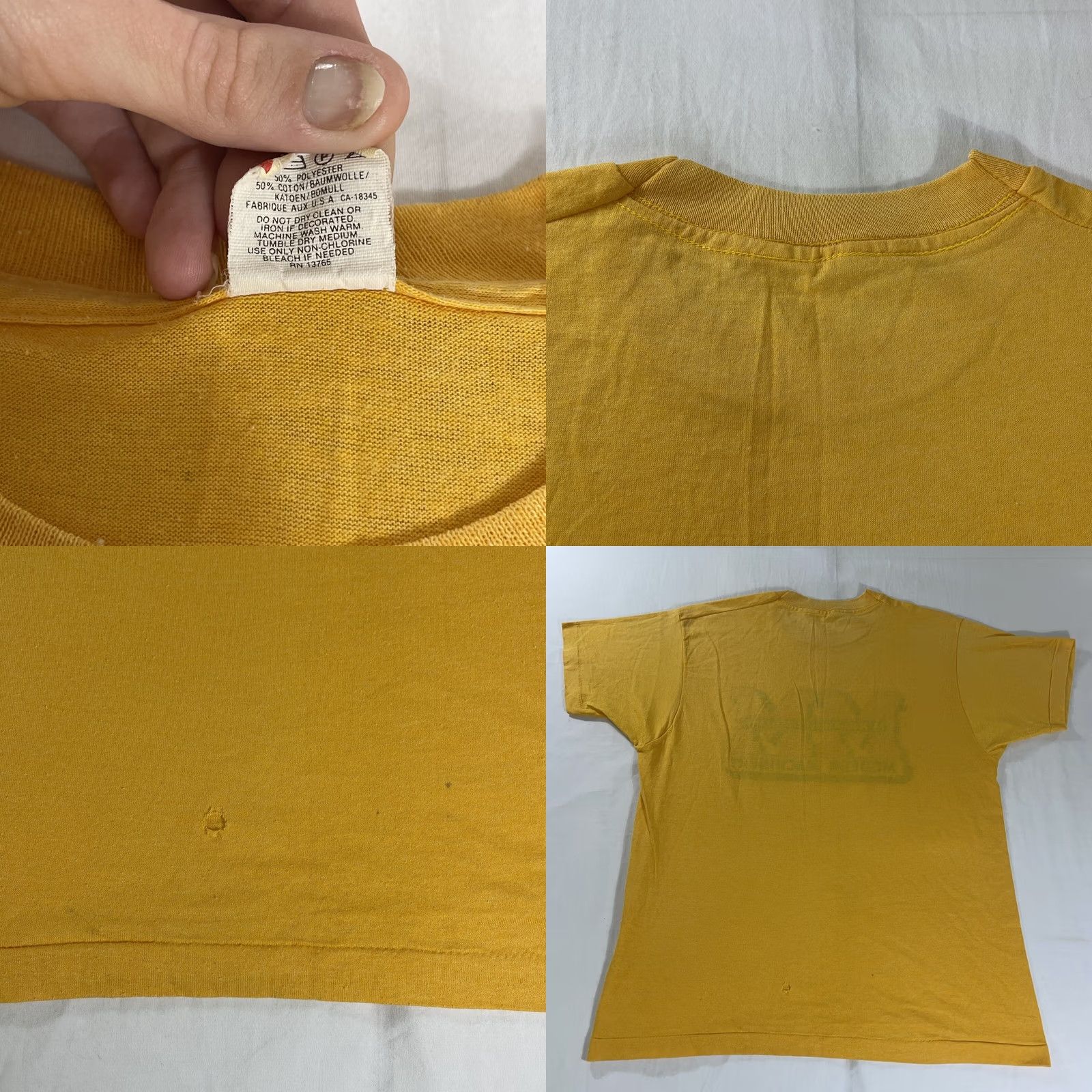 Vintage VINTAGE SCREEN STARS BEST T-Shirt Mens L Yellow Minneapolis Moline Tractor 80s 90s SINGLE STITCHING Graphic Print Crew Neck Short Sleeve Shirt Size US L / EU 52-54 / 3 - 9 Thumbnail