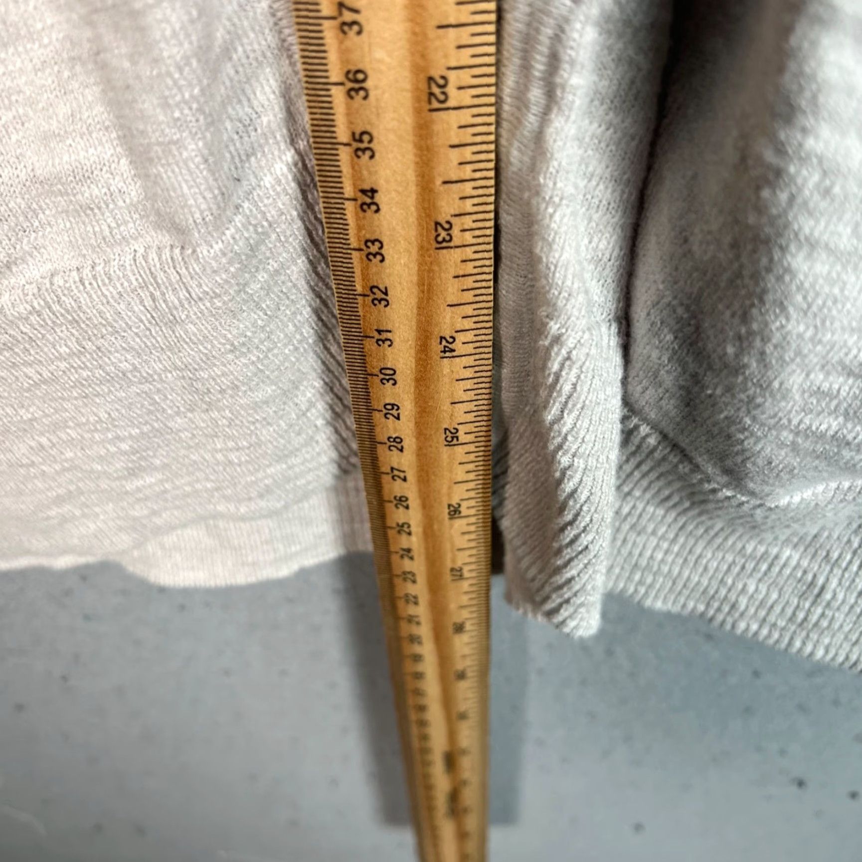 Madewell Madewell Cardigan Women XS Light Gray Open Front Pockets Cotton Blend Size XS / US 0-2 / IT 36-38 - 6 Thumbnail