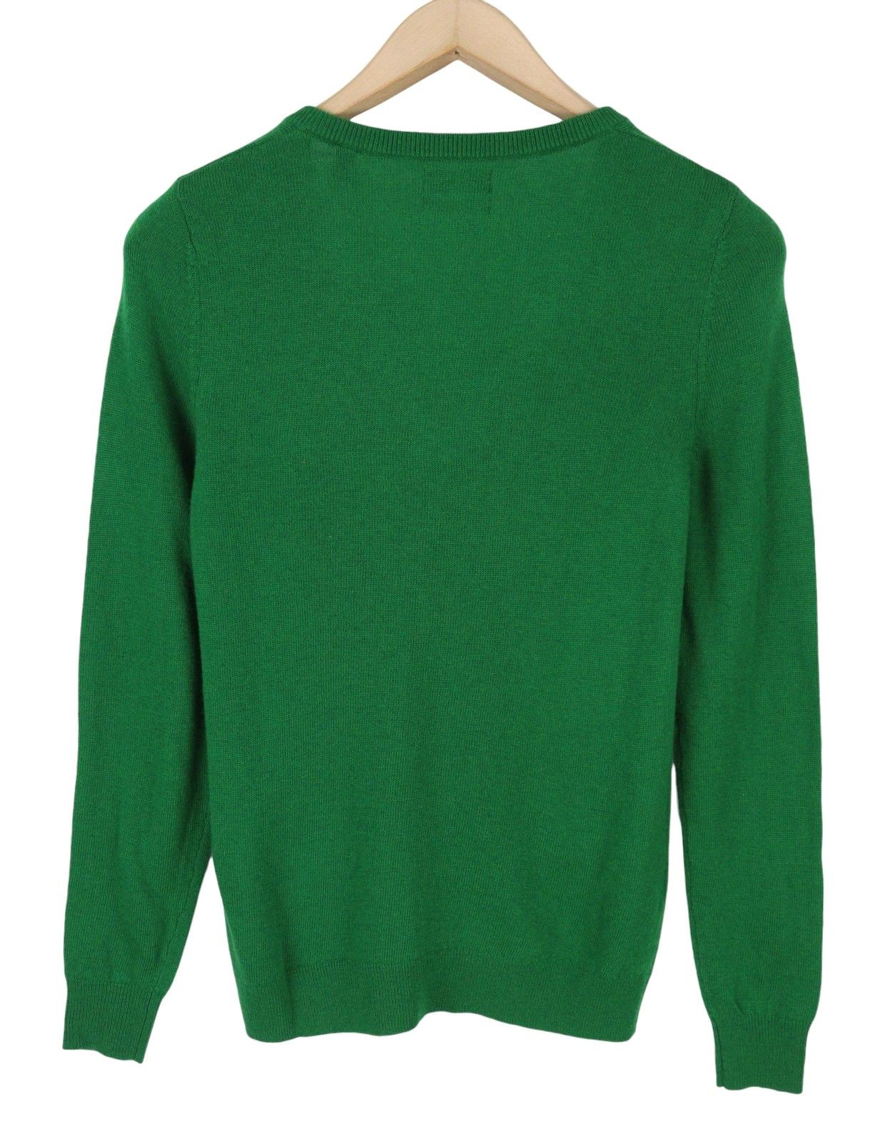 Gant EXTRAFINE LAMBSWOOL V-NECK S Lavish Green Knit 88086 Size S / US 4 / IT 40 - 2 Thumbnail