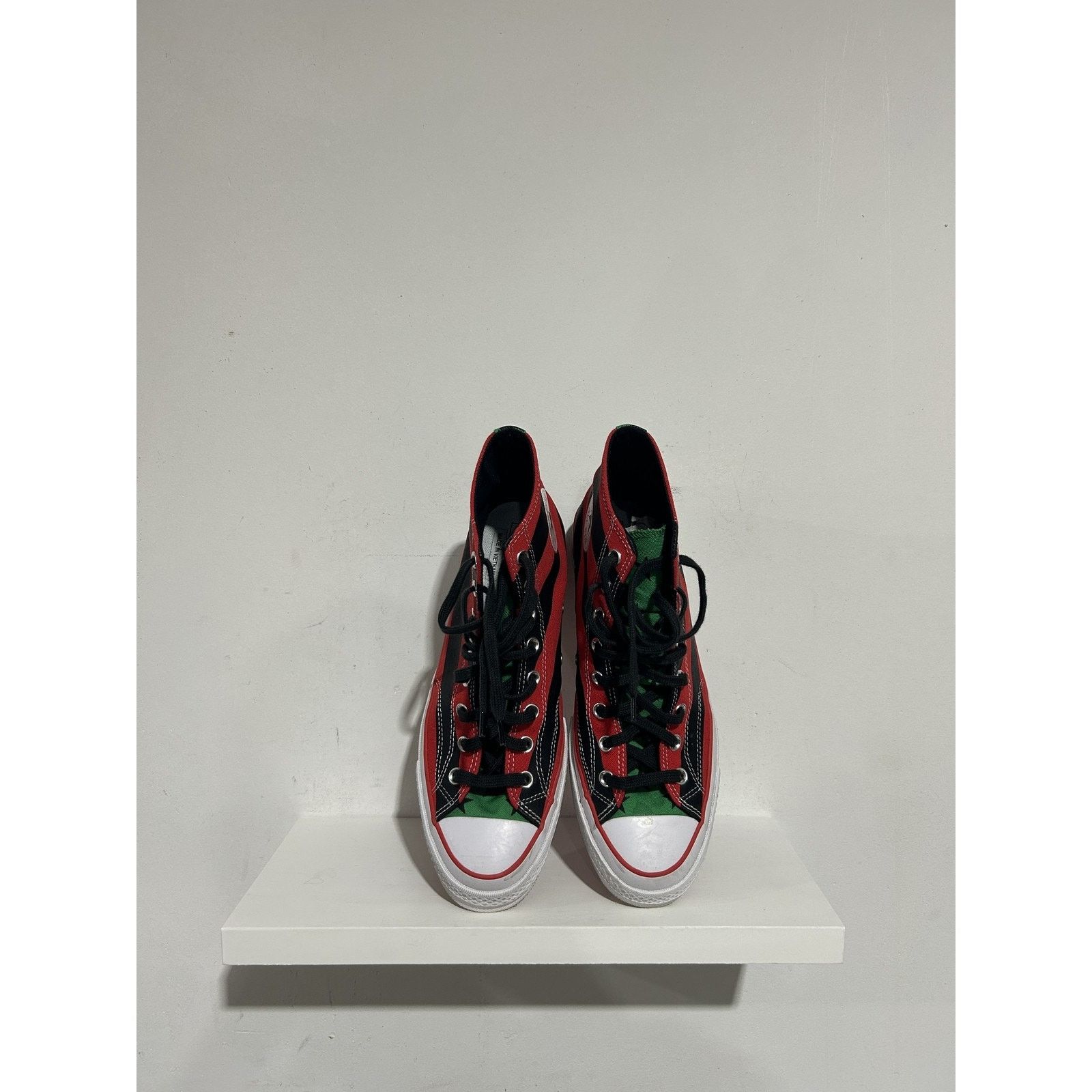 Converse CONVERSE HIGH DENIM TEARS SIZE 10.5 PREOWNED Size US 10.5 / EU 43-44 - 4 Thumbnail