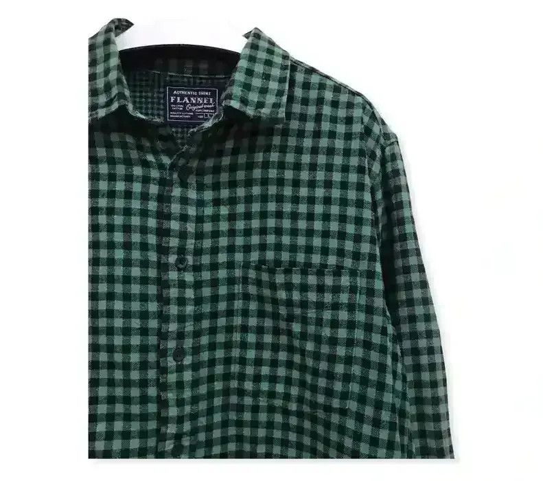 Flannel Japanese Brand Uniqlo Plaid Tartan Flannel Shirt Size US L / EU 52-54 / 3 - 3 Thumbnail