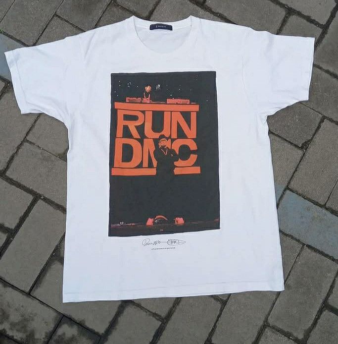 Rap Tees Vintage RUN DMC ©photo Dennis Morris Rage Blue Japan Size US M / EU 48-50 / 2 - 1 Thumbnail