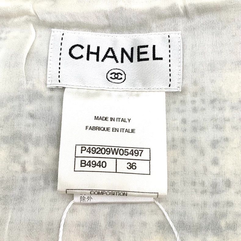 Chanel ChanelColor-blocking camellia jacquard full-print pearl but Size XXS / US 00 / IT 34 - 6 Thumbnail
