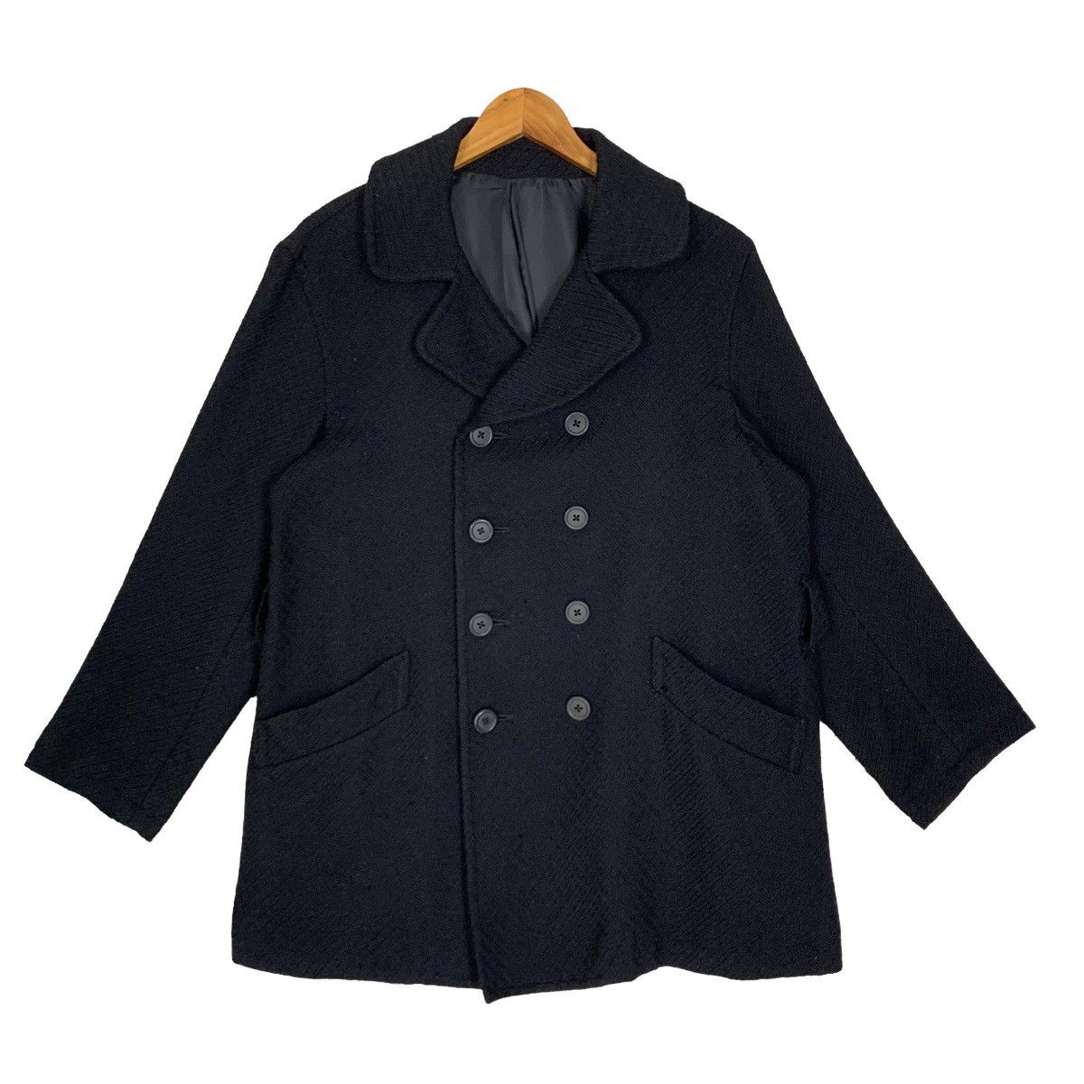 Hysteric Glamour Vintage 90s Hysteric Glamour Double Breasted Trench Coat Size M / US 6-8 / IT 42-44 - 2 Thumbnail