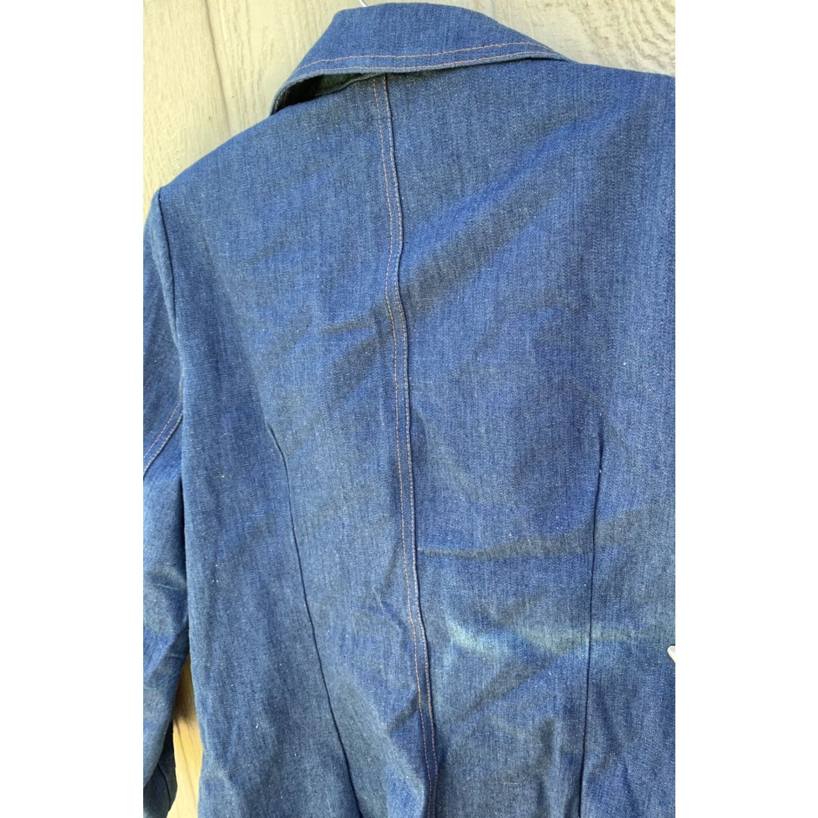 Vintage VINTAGE Koret City Blues denim blazer jacket Union Made In USA 1970s M/L Blue Denim Jacket Mens/Womens? Size M / US 6-8 / IT 42-44 - 6 Thumbnail
