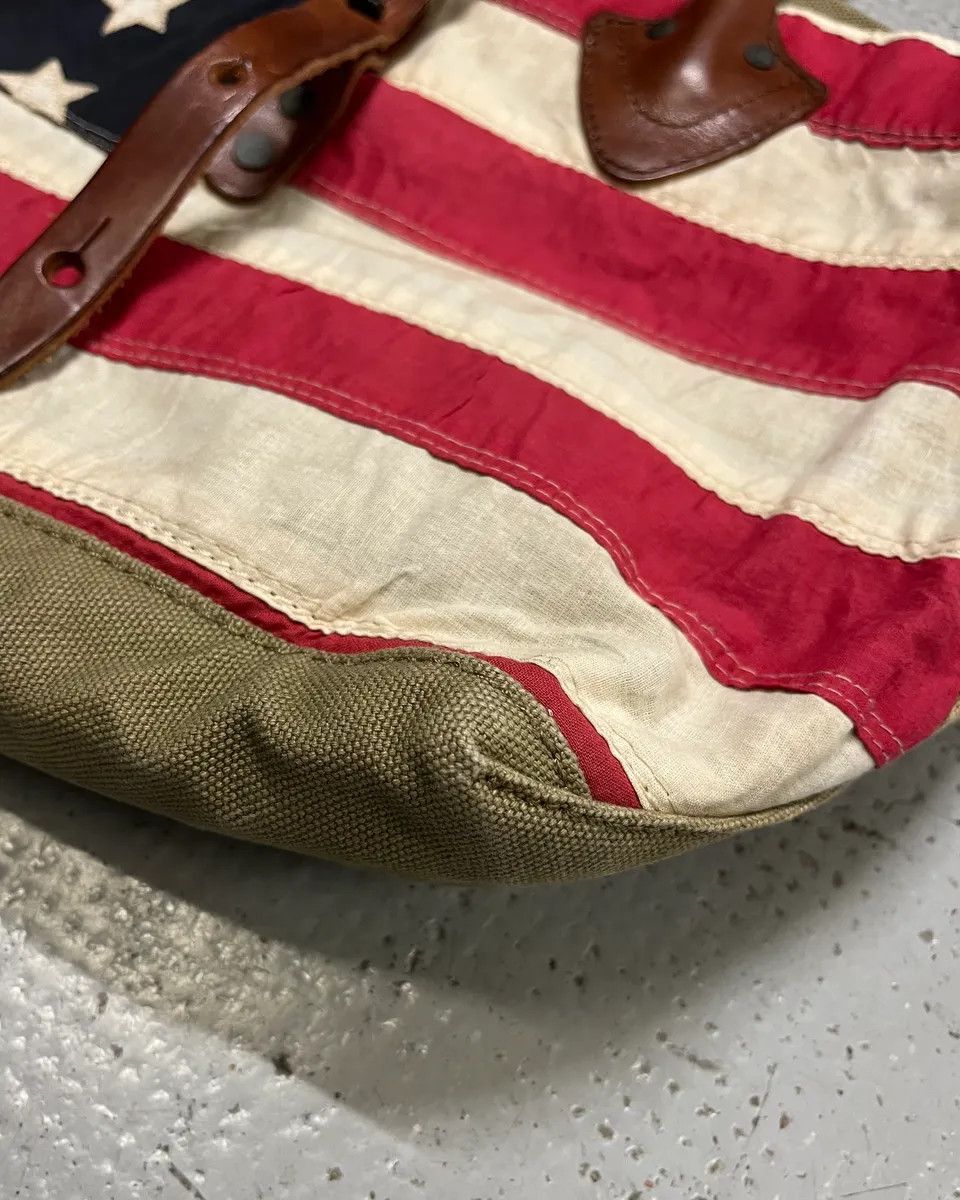 Polo Ralph Lauren Ralph Lauren Denim & Supply vintage USA Flag Khaki Tote Bag Size ONE SIZE - 5 Thumbnail