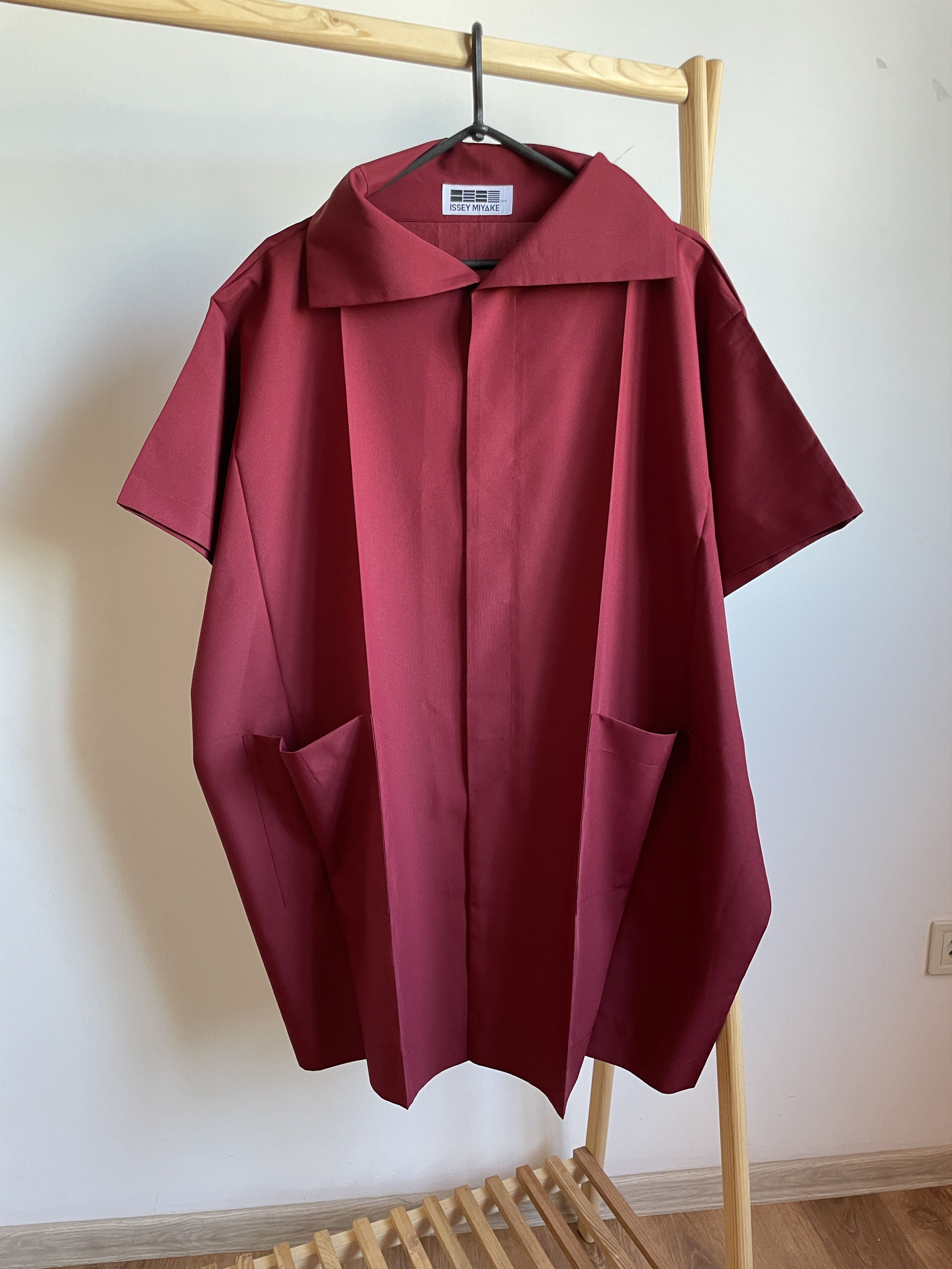 Issey Miyake 132 5. SS2018 Geometrcial Womens Poncho Coat