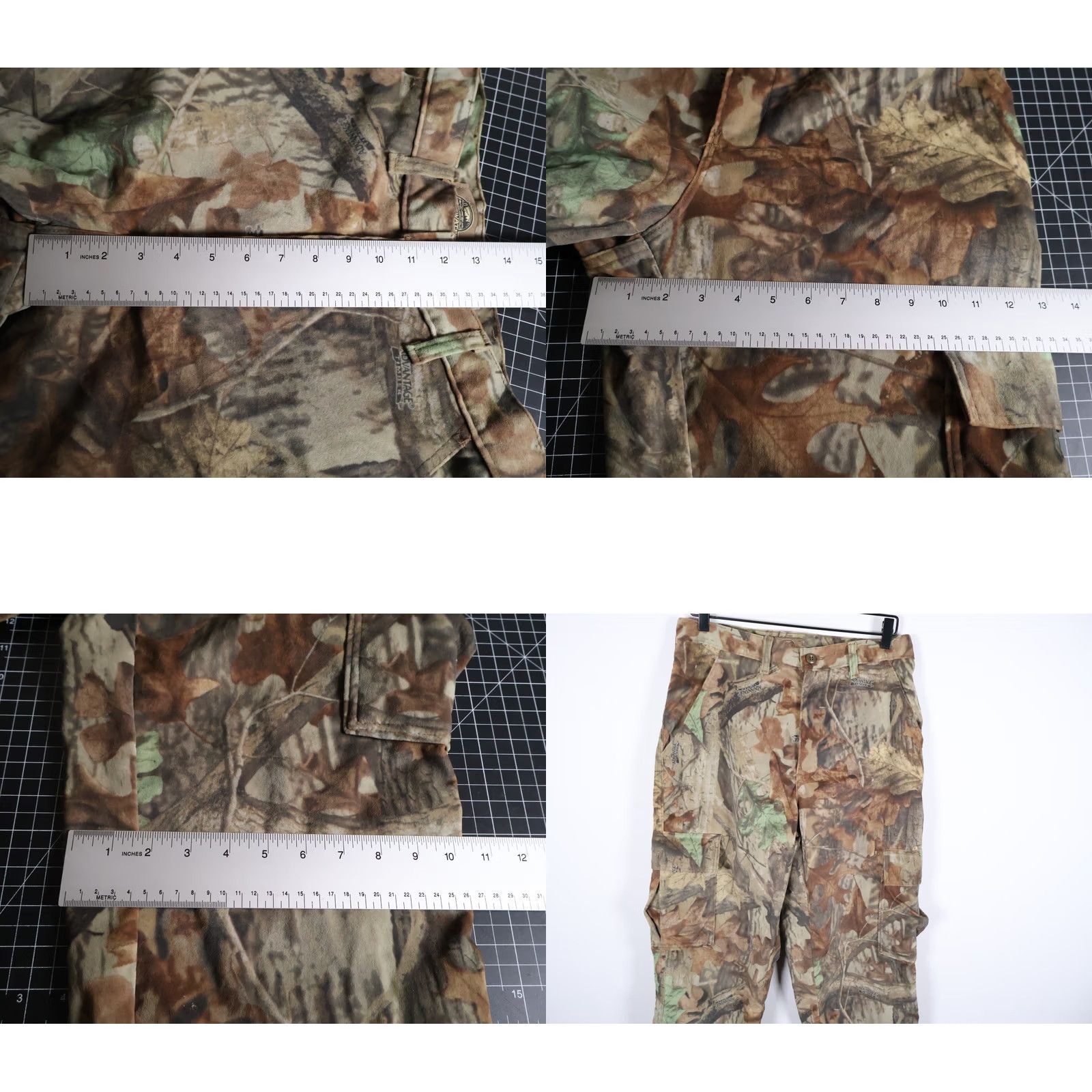 Vintage VINTAGE Whitewater Outdoors Baggy Cargo Pants Mens Medium 32 x 29 Brown Camo Nylon Zip Fly USA Made 90s Camouflage Cargo Army Style Pants Mens Size US 32 / EU 48 - 8 Thumbnail