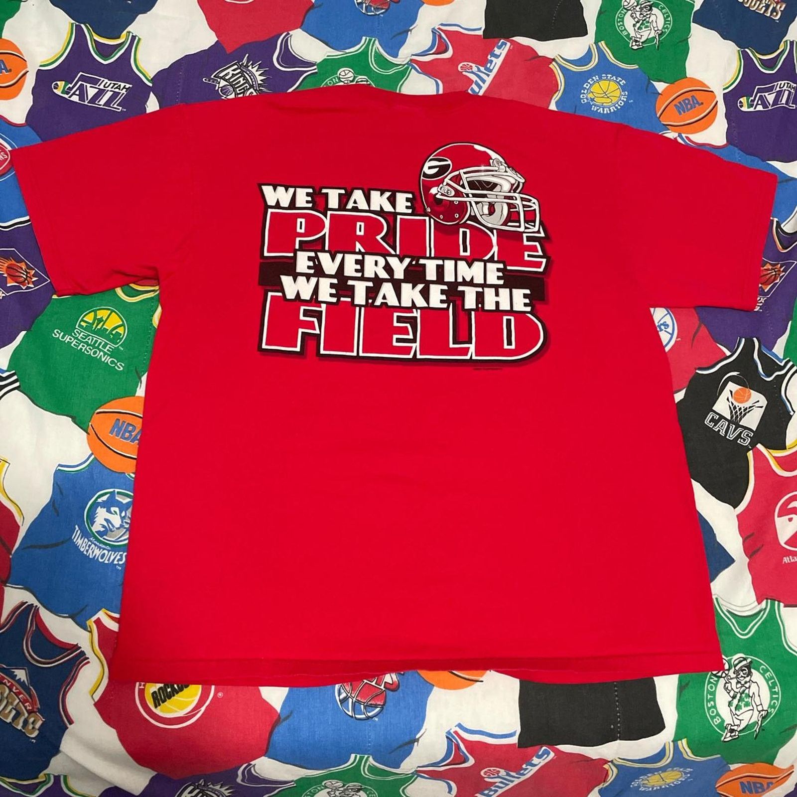 NCAA Y2K 2007 NCAA Georgia University Bulldogs Football Tee Size US XL / EU 56 / 4 - 1 Thumbnail
