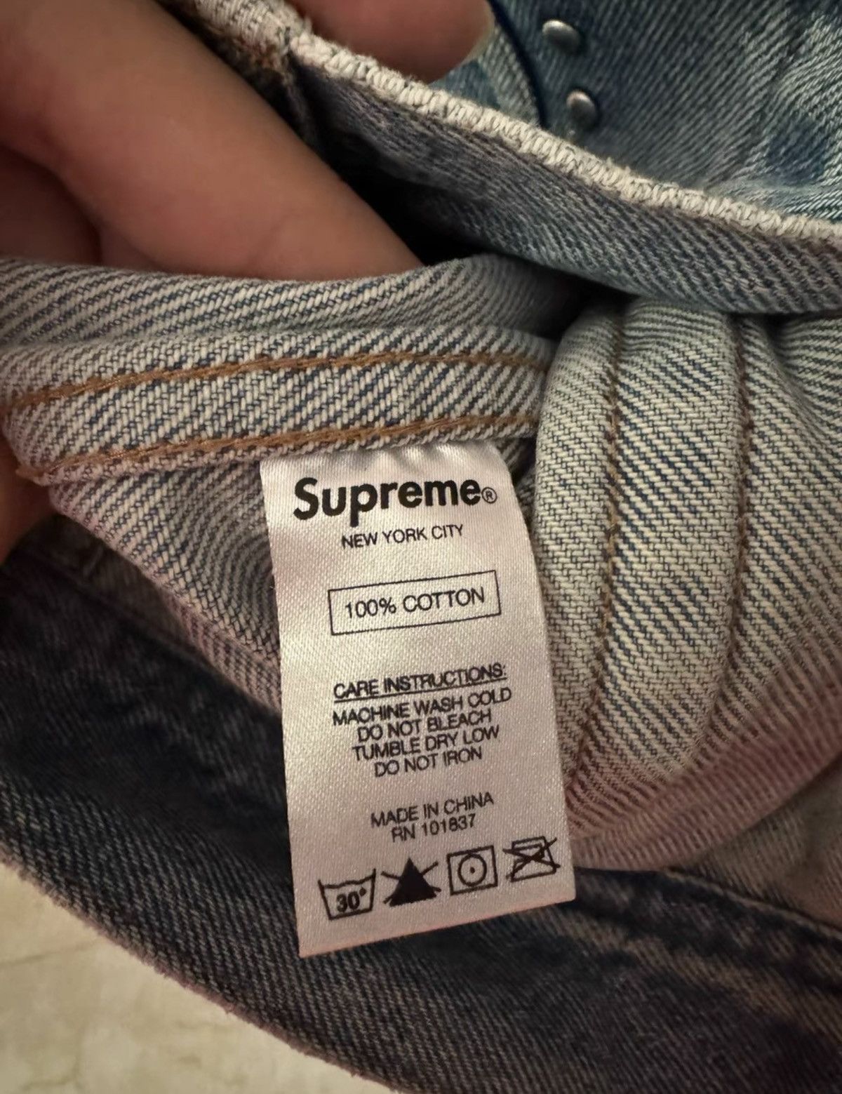 Supreme Supreme 17ss studded denim Trucker jacket blue Size US L / EU 52-54 / 3 - 5 Thumbnail