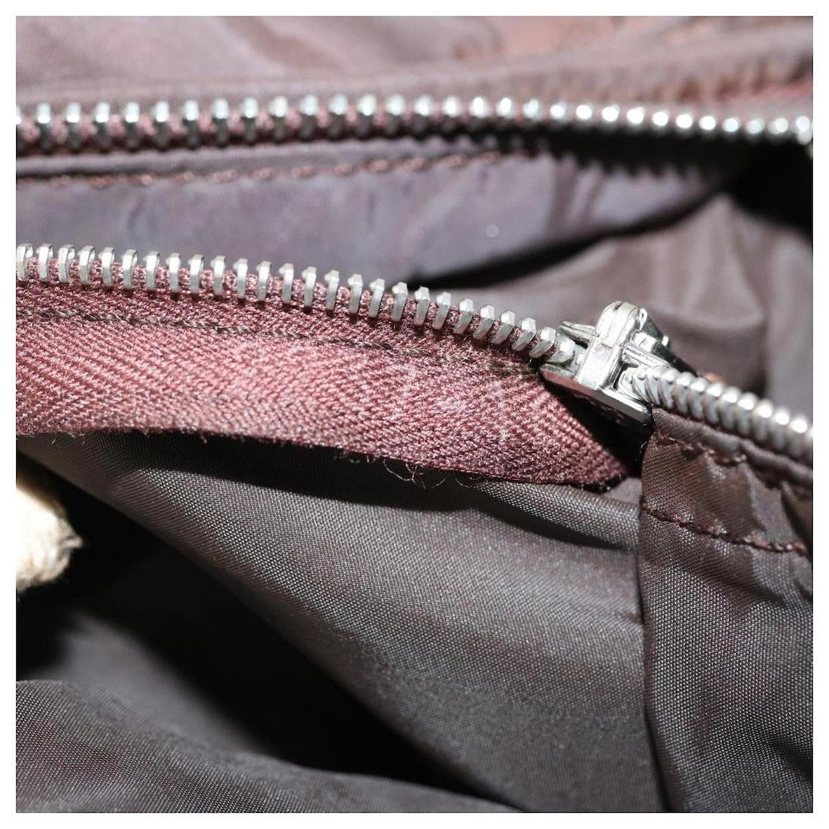 Hermes Auth HERMES Acapulco Bandouliere Shoulder Bag Nylon Brown Size ONE SIZE - 24 Thumbnail