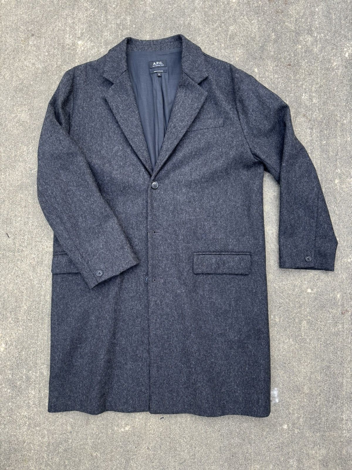 A.P.C. Like new APC wool trench coat Size US XL / EU 56 / 4 - 1 Thumbnail