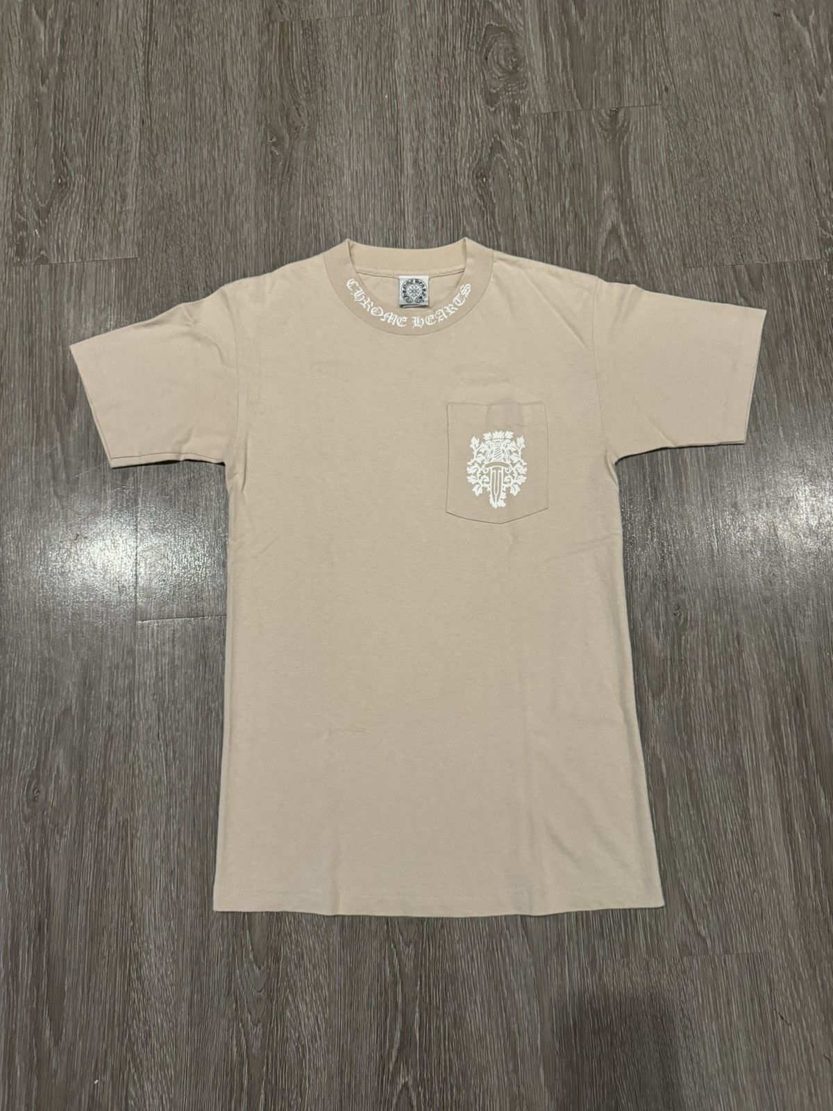 Chrome Hearts Chrome Hearts x Browns London Cream Beige Tee Small Size US S / EU 44-46 / 1 - 2 Thumbnail