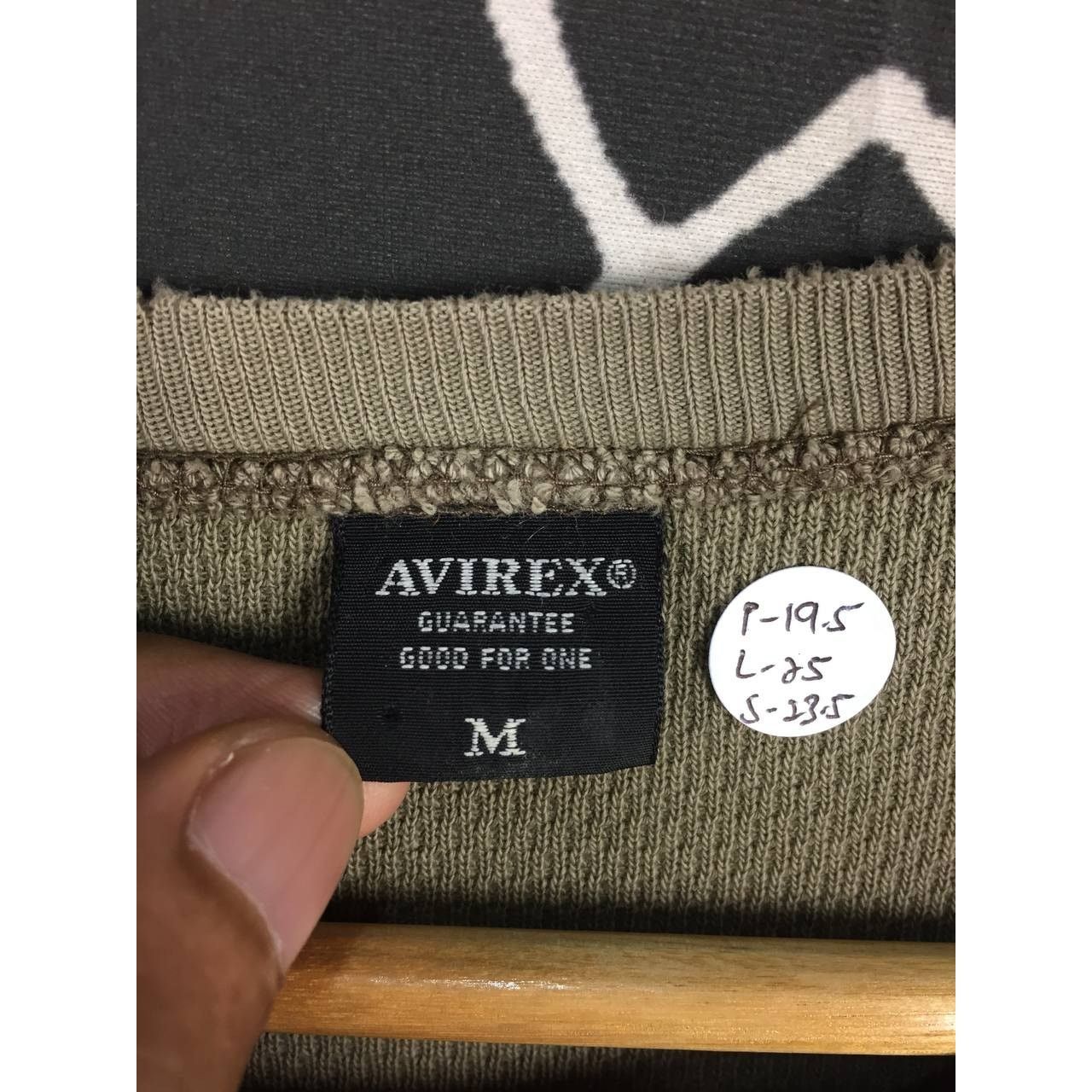 Avirex × Vintage Vtg Avirex U.S Army Fort Riley Waffle Knit Longsleeve Tee Size US M / EU 48-50 / 2 - 15 Thumbnail