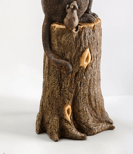 Other Cat & Mouse Garden Statue • Whimsical Tuxedo Cat Ornament Size ONE SIZE - 2 Thumbnail