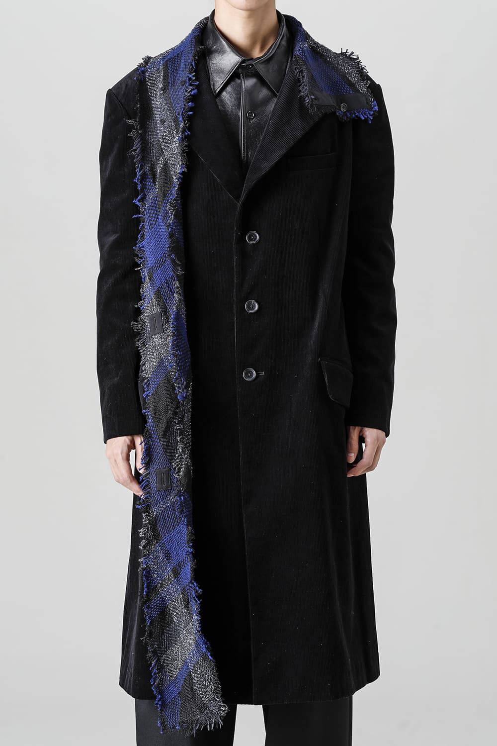 image of Yohji Yamamoto 22Aw Corduroy Coat Look 14 in Black, Men's (Size Large)