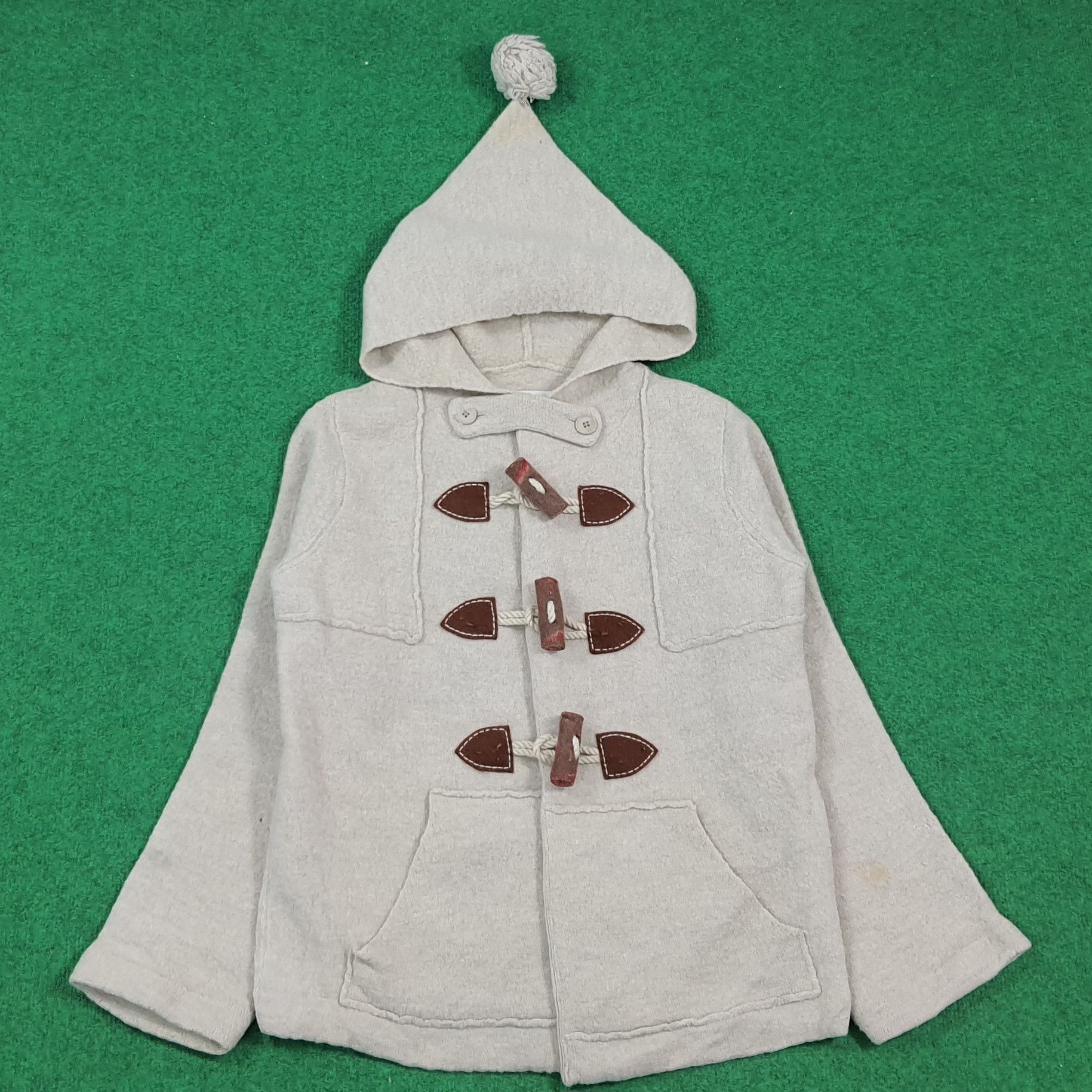 Ne-Net Vintage Ne-Net Wool Duffle Coat With Pixie Elf Hood C302N24 Size S / US 4 / IT 40 - 1 Thumbnail