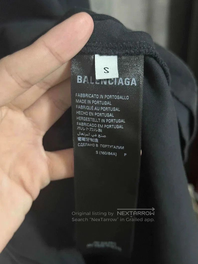 Balenciaga Balenciaga 3B Logo Distressed Layered Top. Size US S / EU 44-46 / 1 - 3 Thumbnail