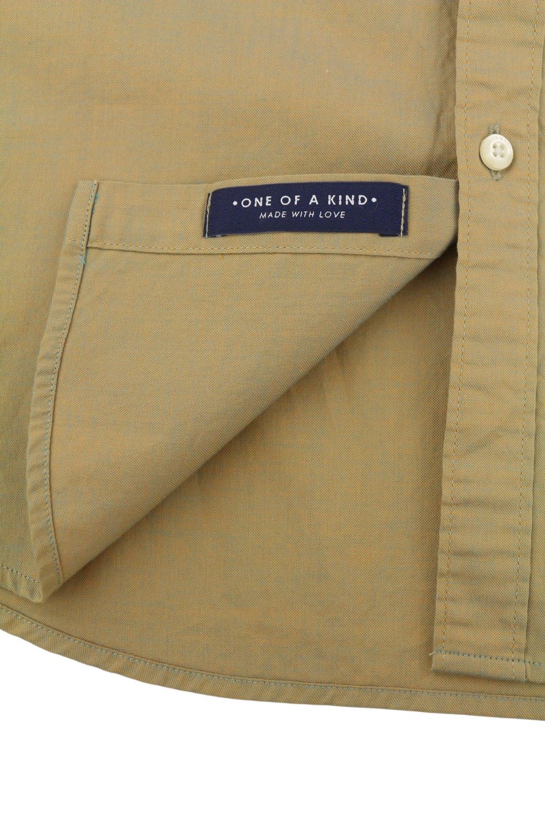 Scotch & Soda M Brown Holographic Button-Up Shirt 89045 Size US M / EU 48-50 / 2 - 7 Thumbnail