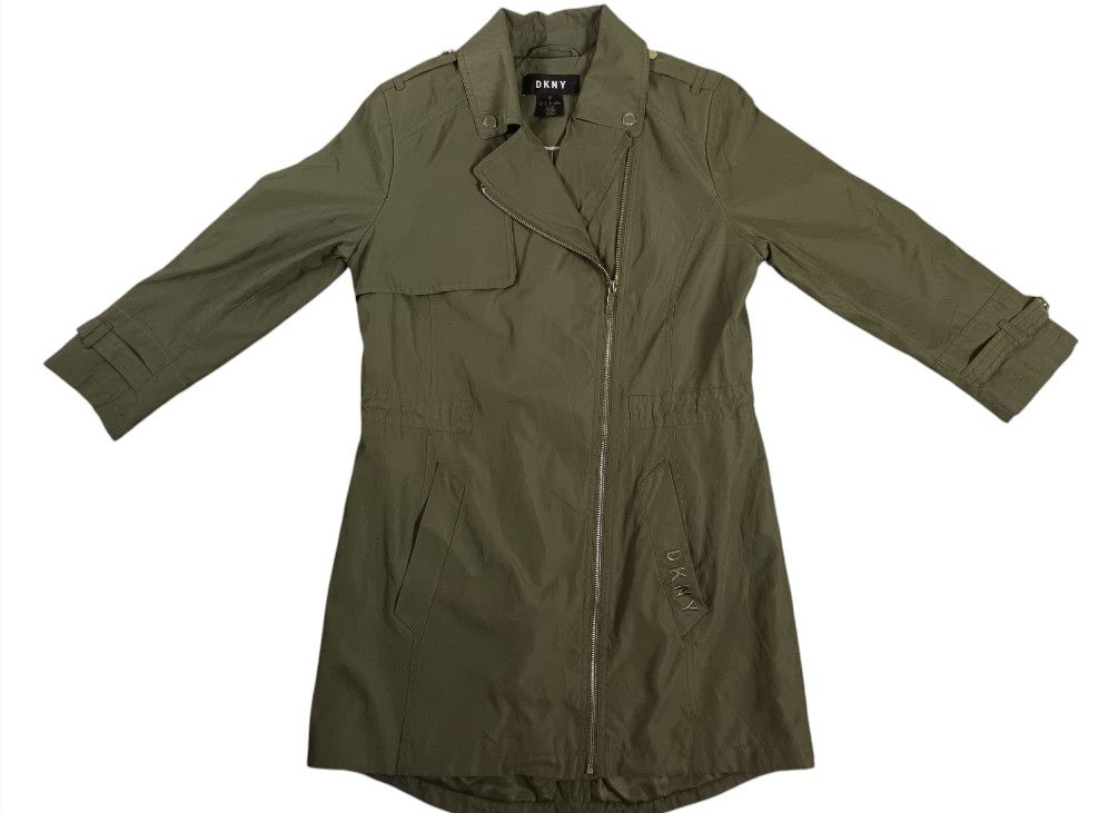 DKNY × Donna Karan Vintage DKNY Donna Karan Fish Tail Parka Jacket Size M / US 6-8 / IT 42-44 - 23 Thumbnail