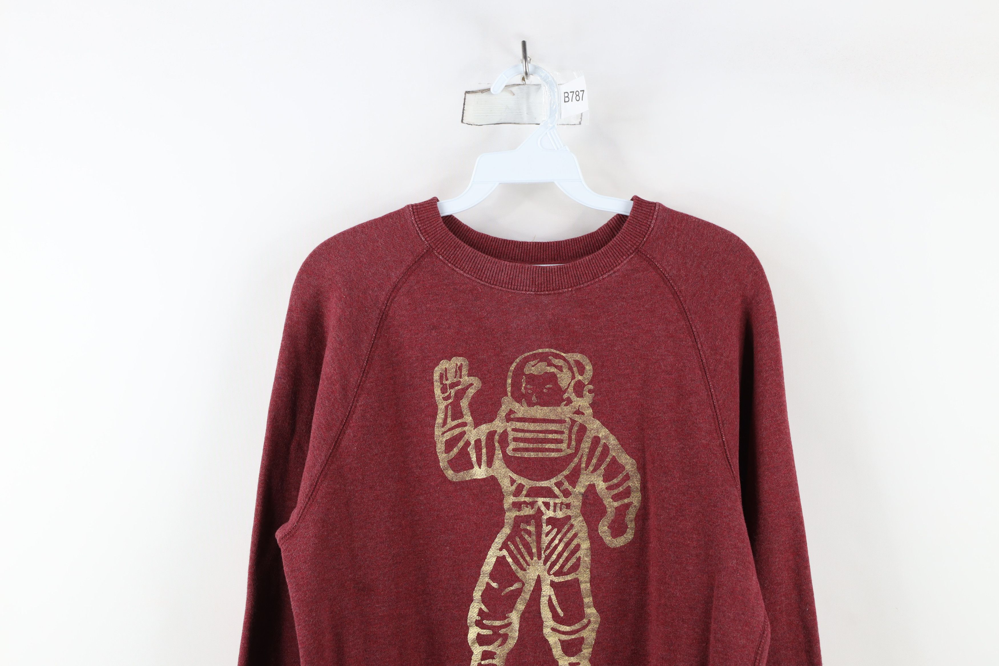 Billionaire Boys Club × Vintage Billionaire Boys Club BBC Space Man French Terry Sweatshirt Size US S / EU 44-46 / 1 - 2 Thumbnail