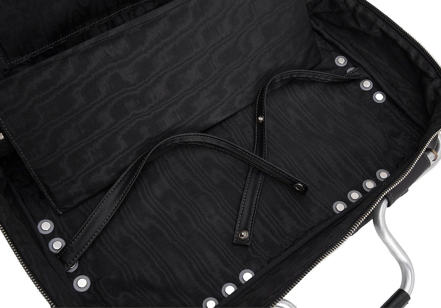 Jean Paul Gaultier Metal Frame Briefcase in Black Size ONE SIZE - 12 Thumbnail