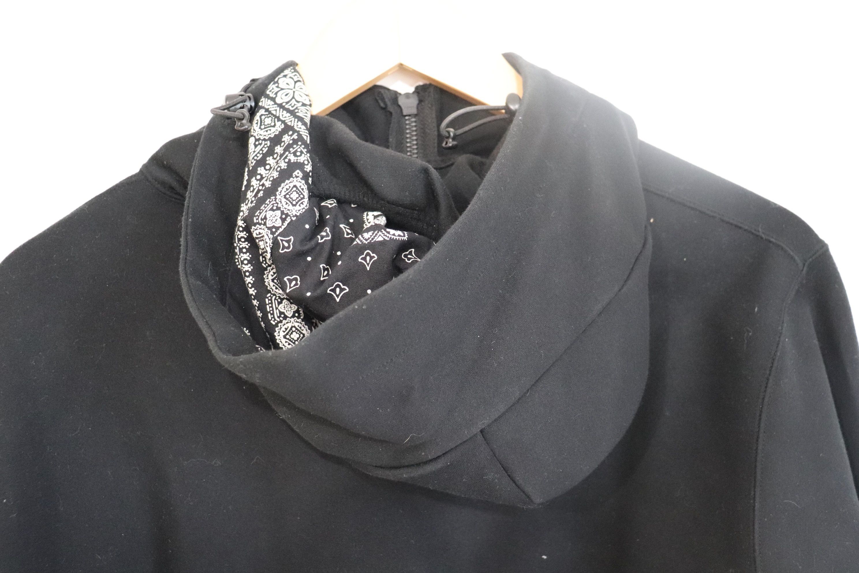 Sophnet. Sophnet Tech Knit Gaiter Neck Zip Hoodie Black Japanese Sz M Size US M / EU 48-50 / 2 - 7 Thumbnail