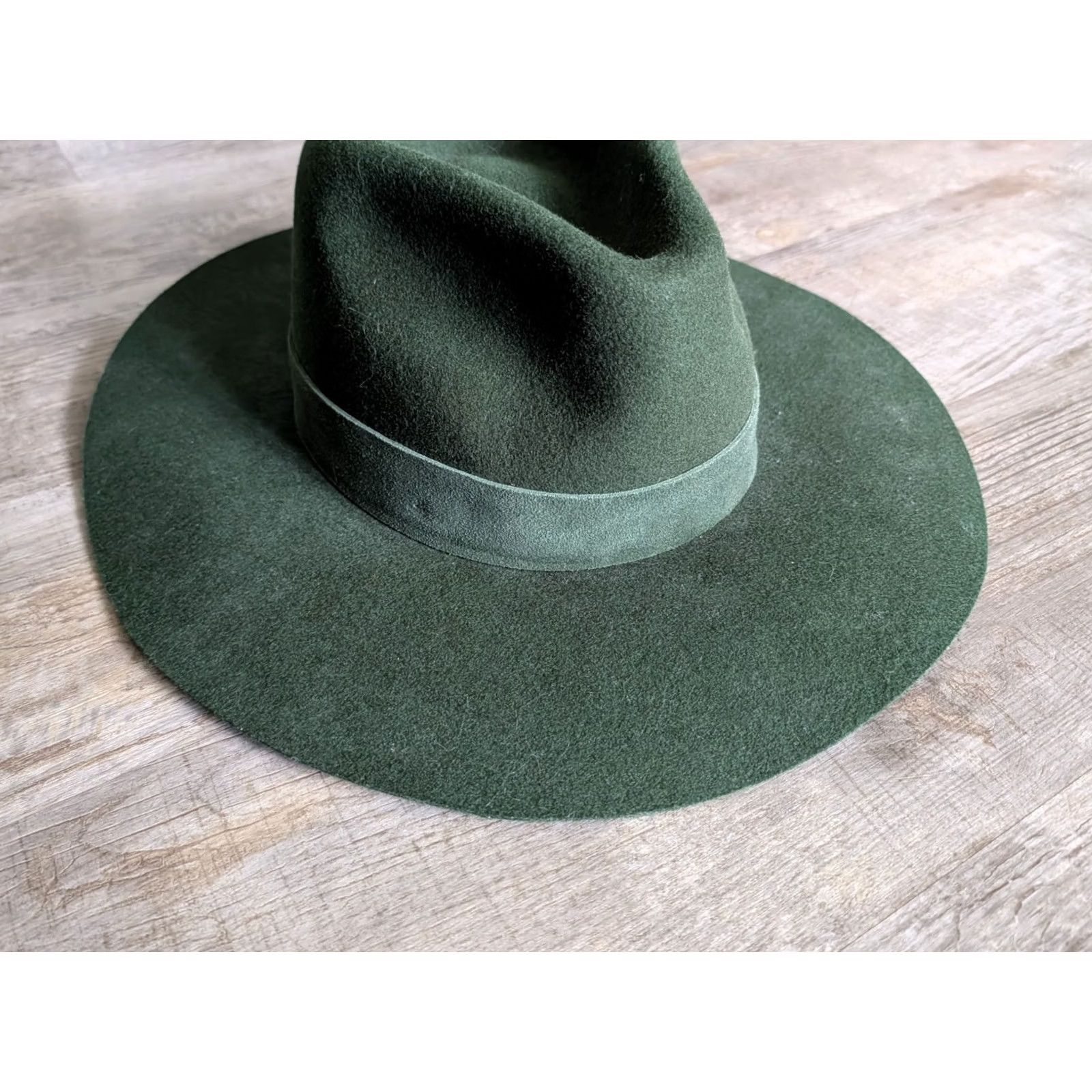 NWT Lack Of Color The Rancher Wool Felt Fedora Hat In Sage Wide Brim Ivory-Rancher-1-isolate.jpg?v=  main image 2