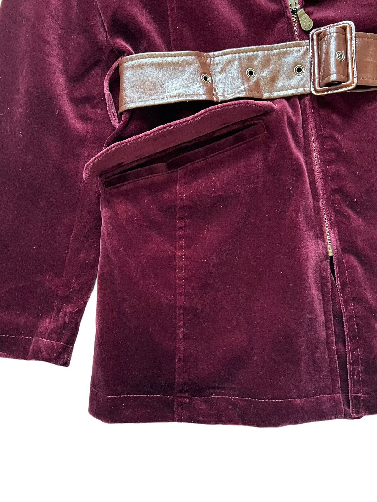 Tornado Mart 1990 Tornado Mart Double Collar Velvet Zipper Jacket Size US M / EU 48-50 / 2 - 7 Thumbnail