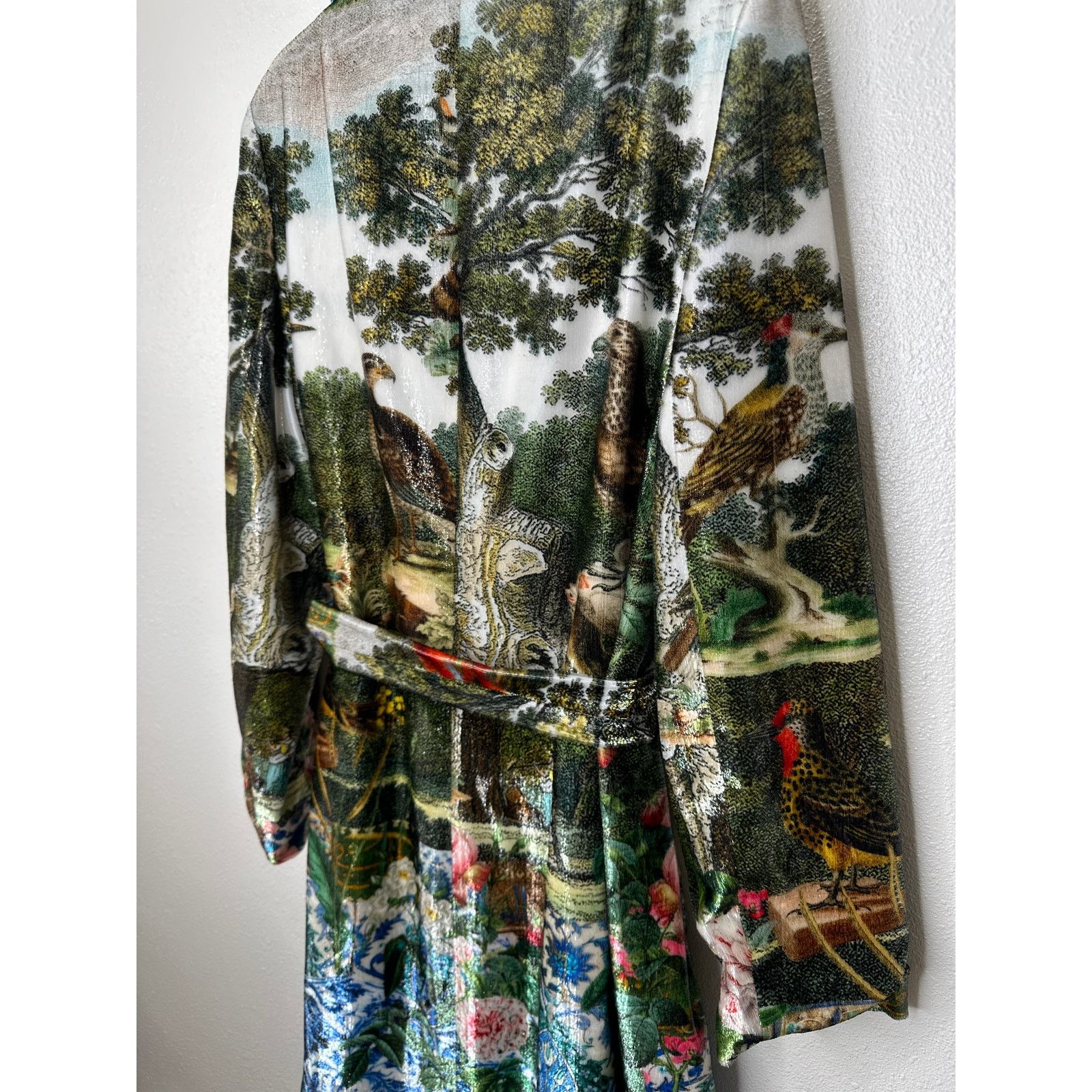 Libertine Libertine Tie Waist House Coat Long Sleeve Green 3X / XL Size XL / US 12-14 / IT 48-50 - 11 Thumbnail