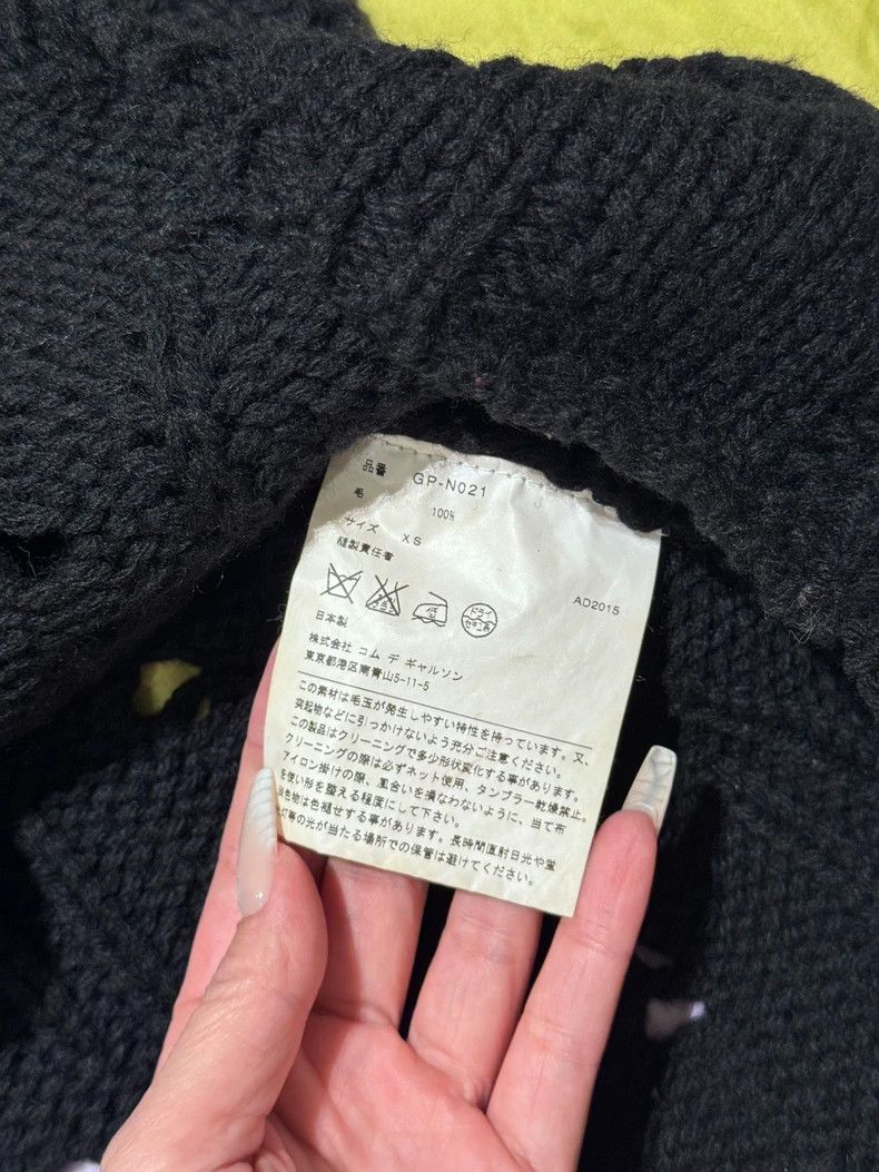 Comme des Garcons Comme Des Garcons Bow hollow wool sweater Size XS / US 0-2 / IT 36-38 - 4 Thumbnail