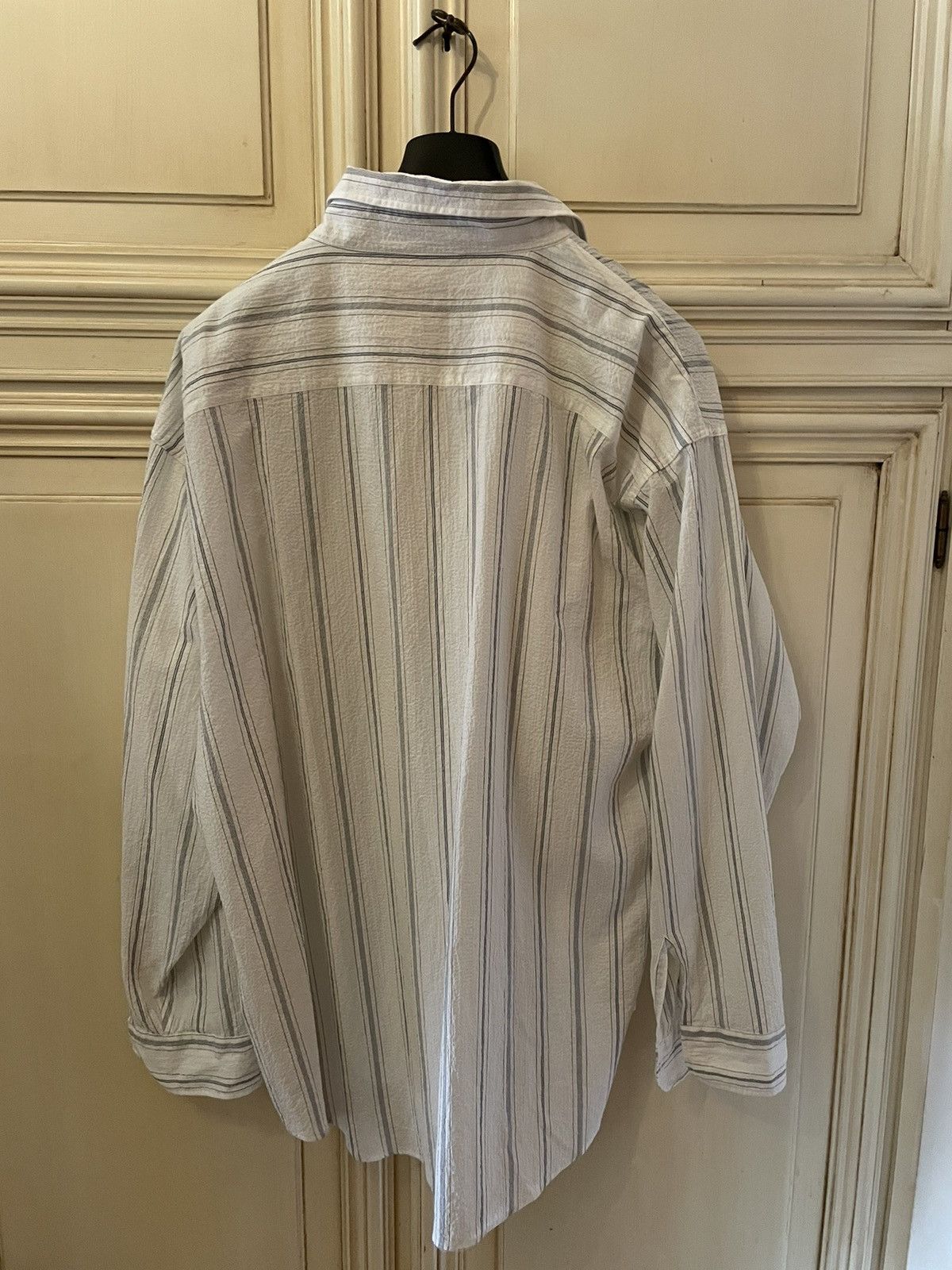 Mfpen Mfpen Exact striped shirt milk | Grailed