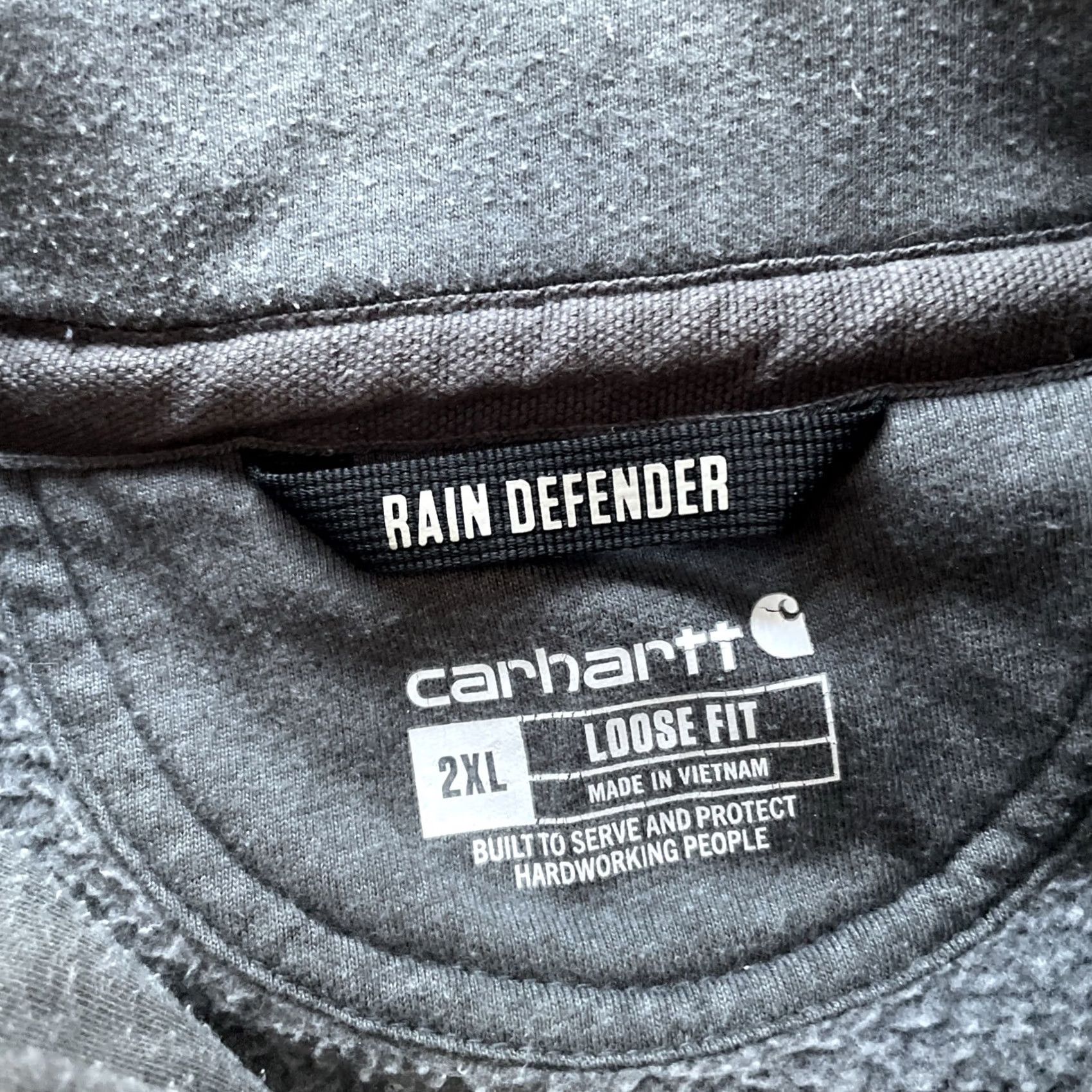 Carhartt Carhartt Rain Defender Hoodie Mens 2XL Gray 1/4 Zip Heavyweight Size US XXL / EU 58 / 5 - 3 Thumbnail