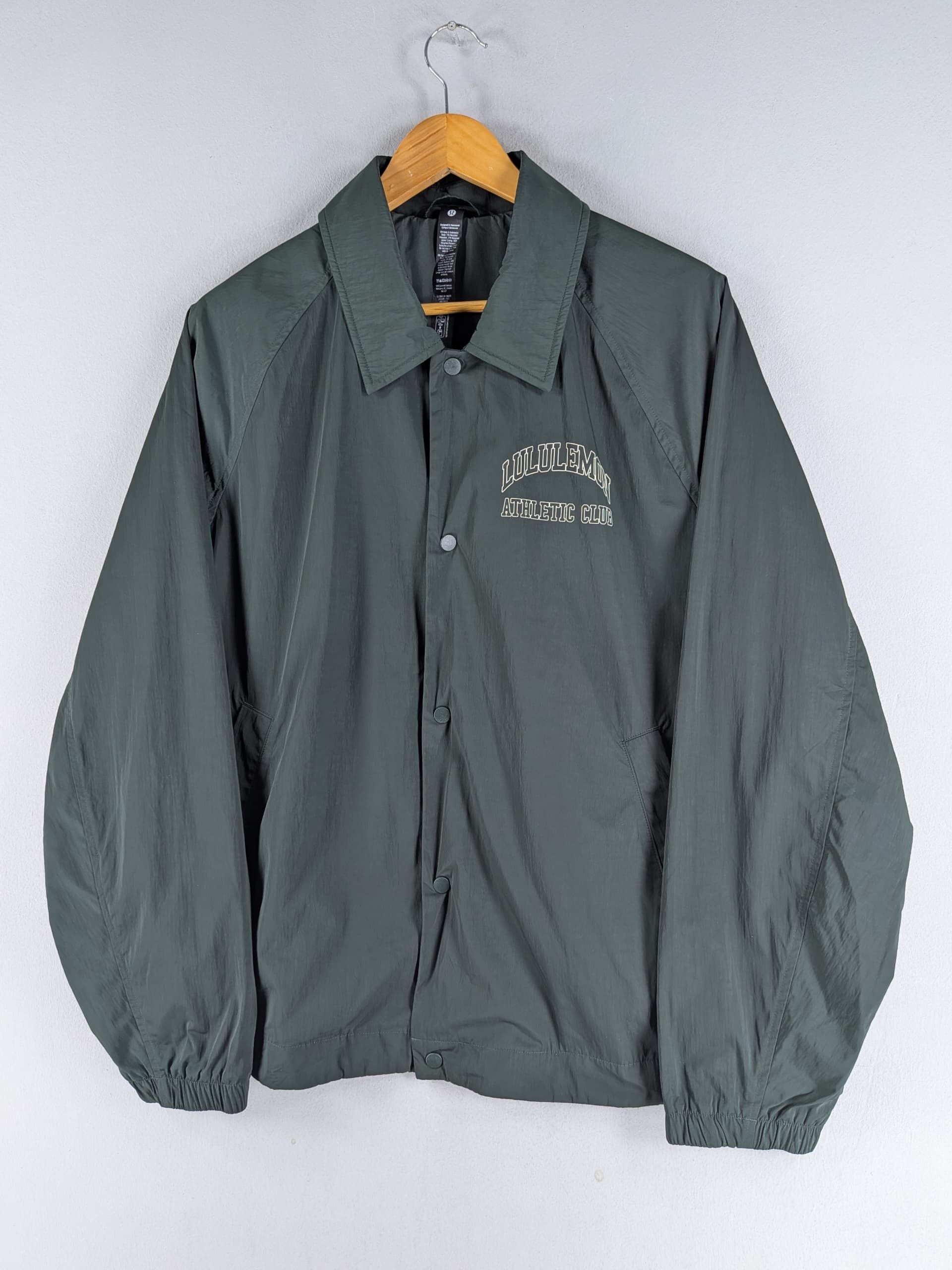 Lululemon Lululemon Athletic Club Coaches Jacket Rainforest Green Size US M / EU 48-50 / 2 - 4 Thumbnail