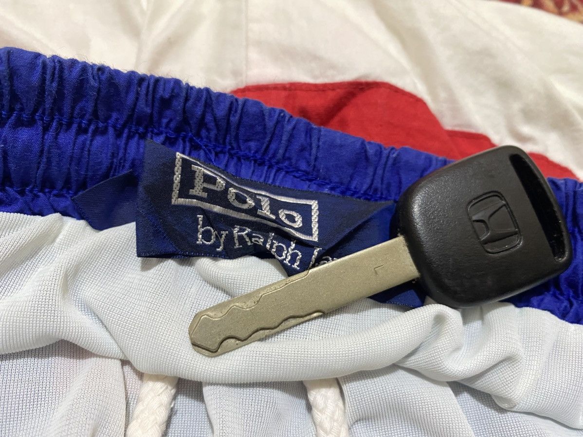 Ralph Lauren 90s OG Polo Cross Flags Short Pants Size US 30 / EU 46 - 6 Thumbnail