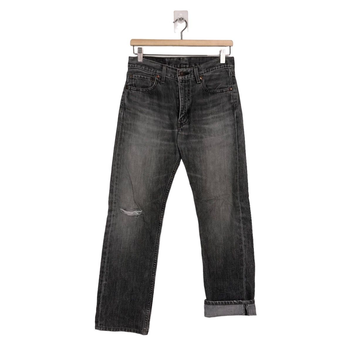 Levi's Vintage Clothing 🔥VINTAGE DISTRESSED DENIM JEANS LEVI’S LOT 505 Size US 28 / EU 44 - 9 Thumbnail