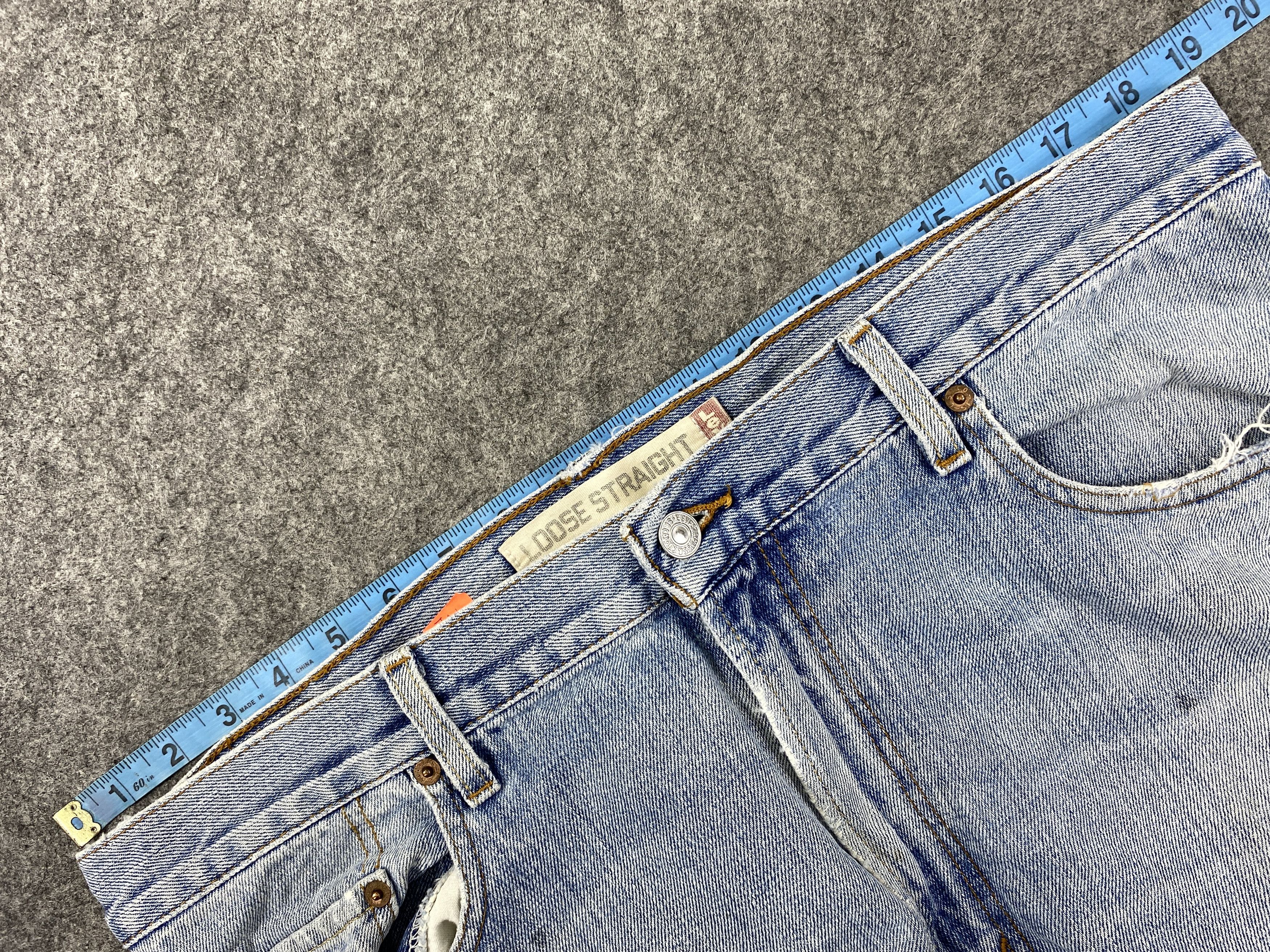 Vintage Light Blue Wash Vintage Levi's 569 38x35.5 Denim -JN1825 Size US 38 / EU 54 - 5 Thumbnail