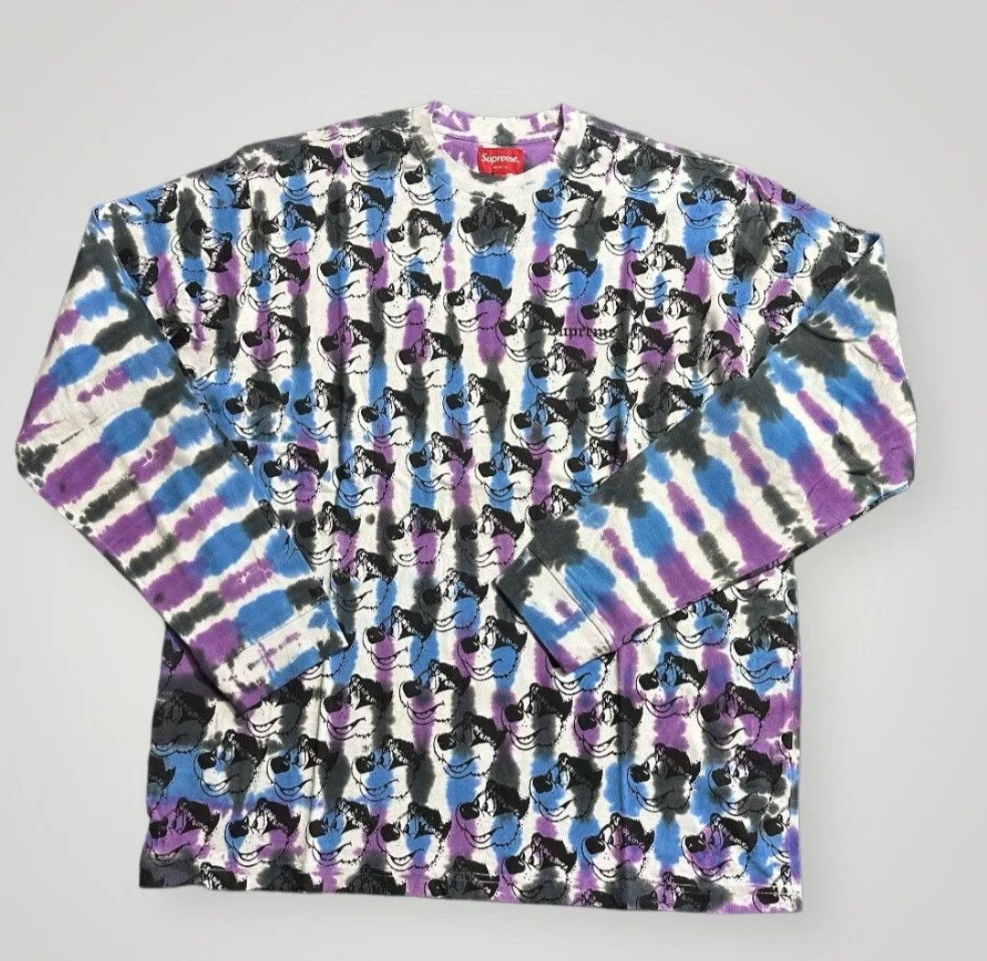 Supreme Supreme Dyed Bear L/S Long Sleeve Top Size Medium SS212021 