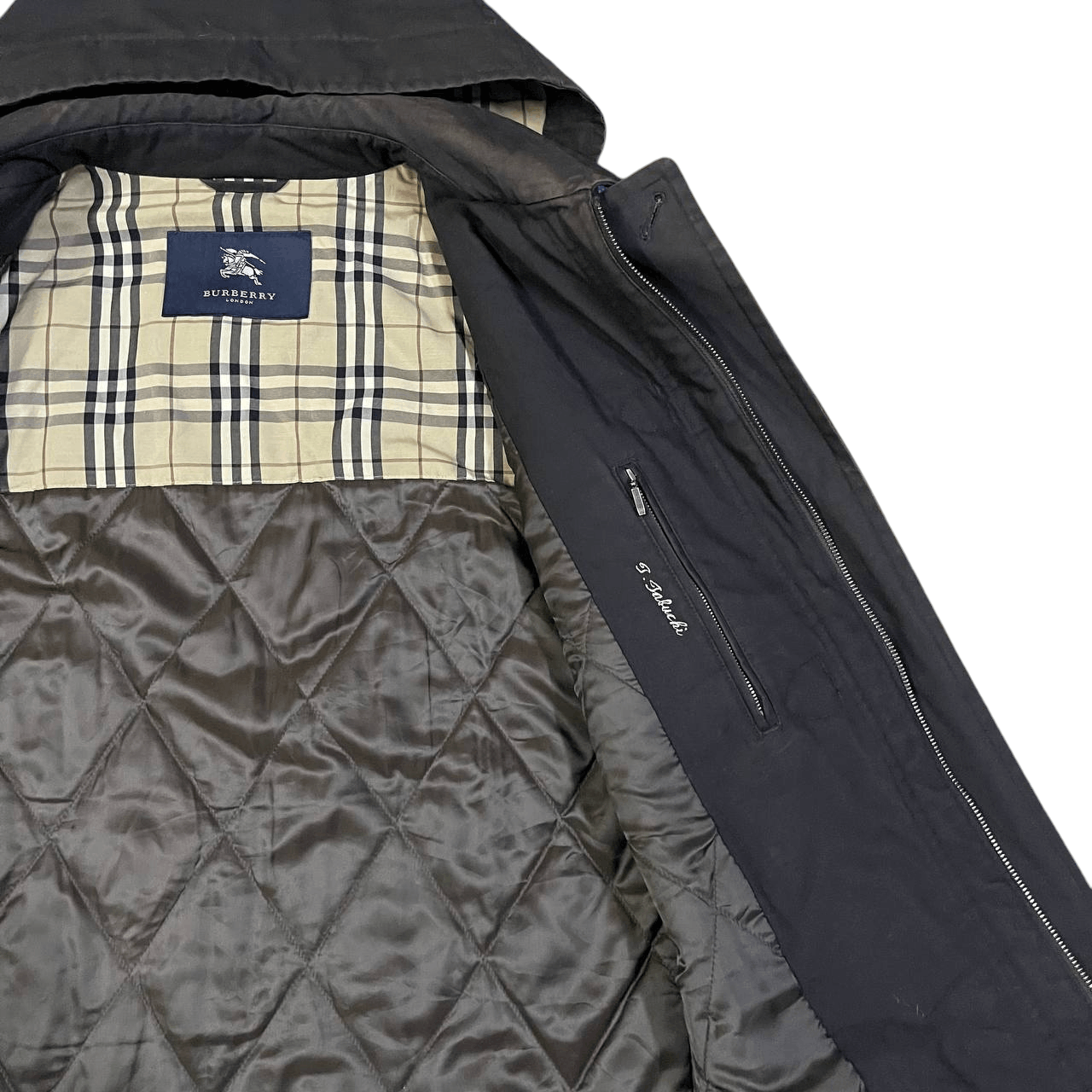 Burberry Vintage Burberry London Nova Check Duffle Coat Size US L / EU 52-54 / 3 - 10 Thumbnail